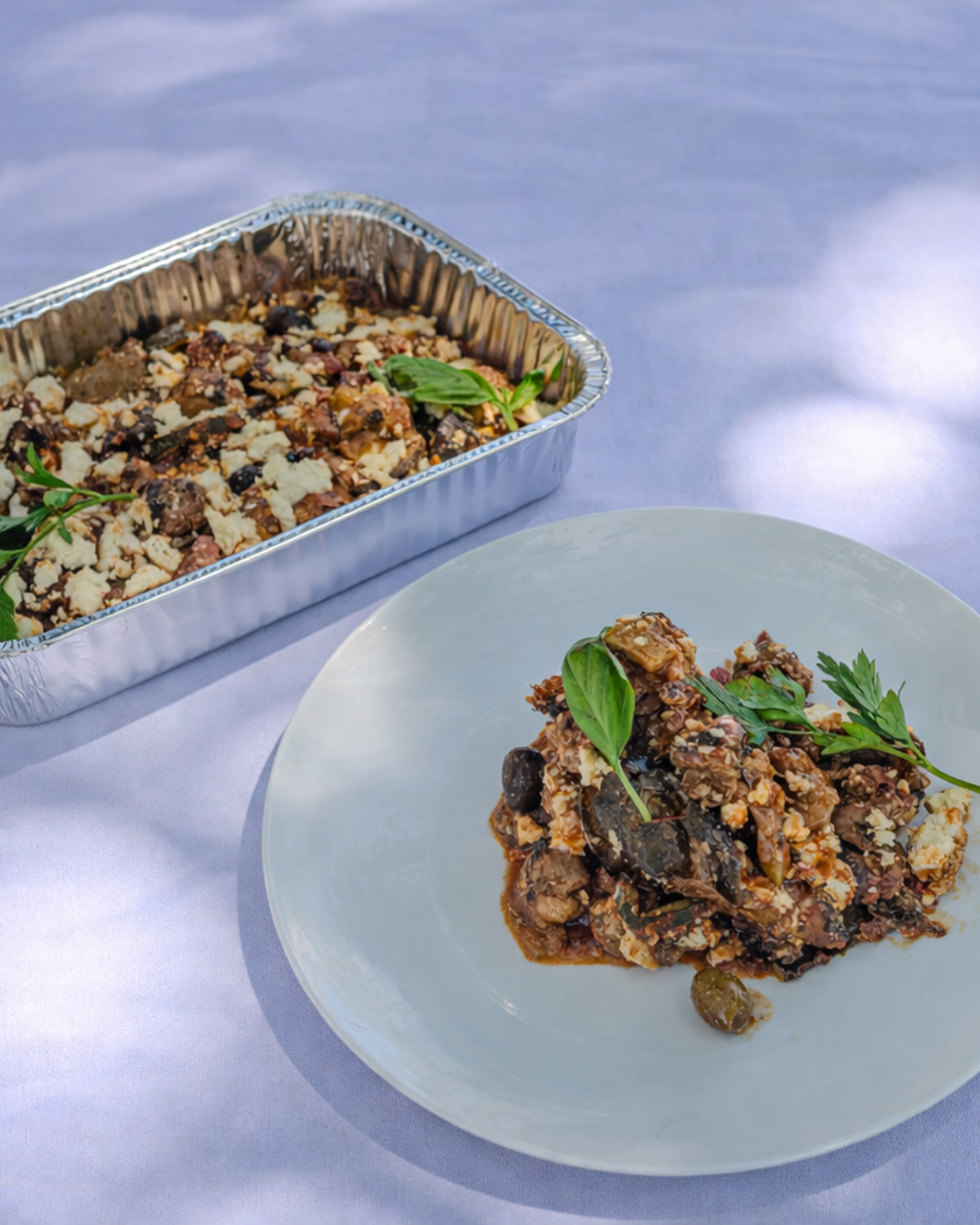 Greek Chicken Tray Bake