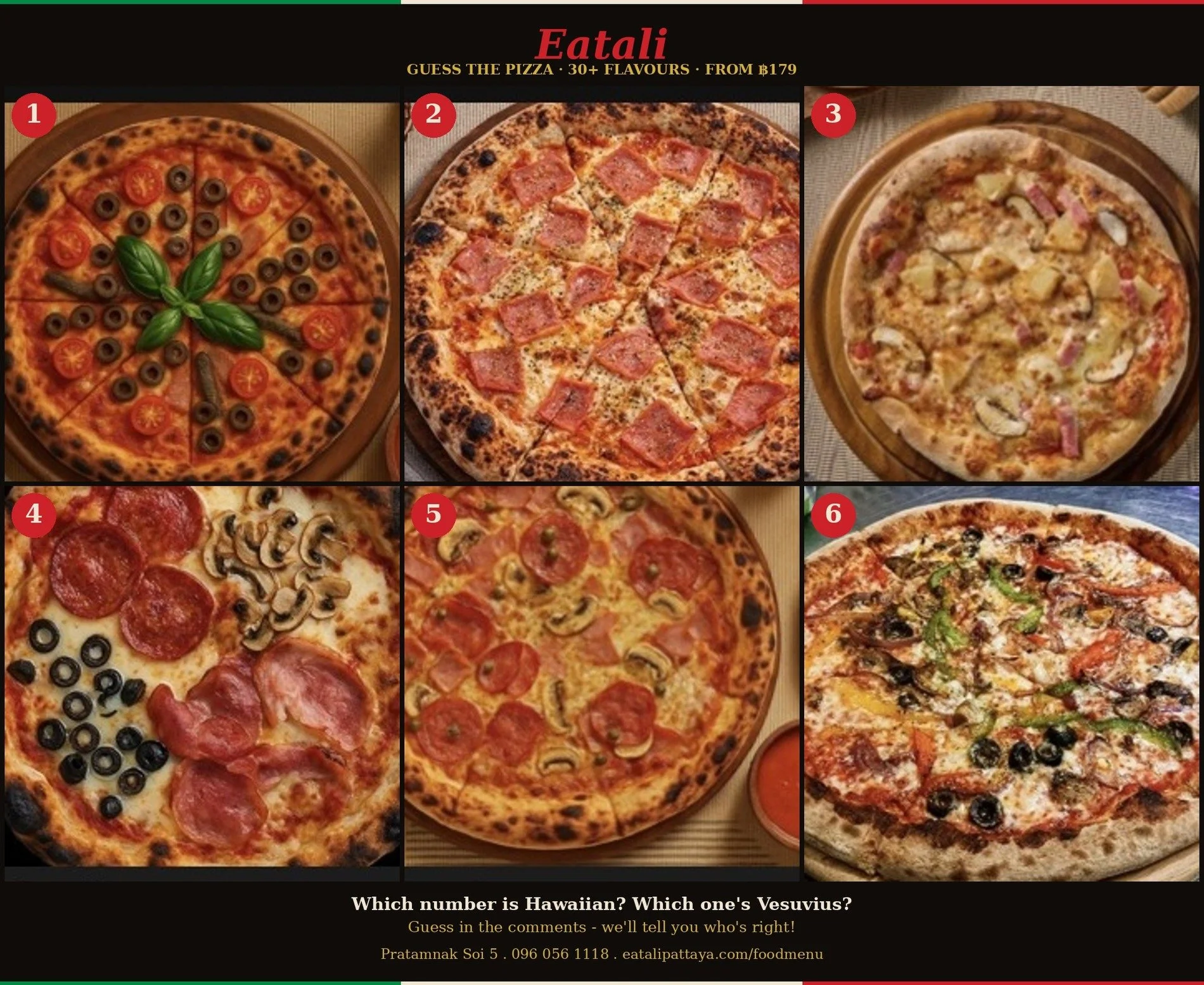 6 Pizzas, 6 Reasons to Visit: A Taste of Our Full Menu