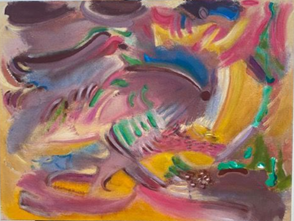 George R. Welch, Distant Relations, African Series, 1989. Acrylic on canvas $5,000