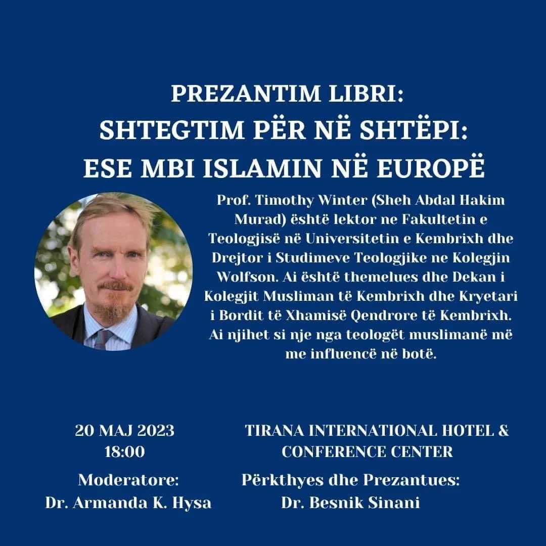 Prof. Tim Winter Book Tour Part 1 (Albania)
