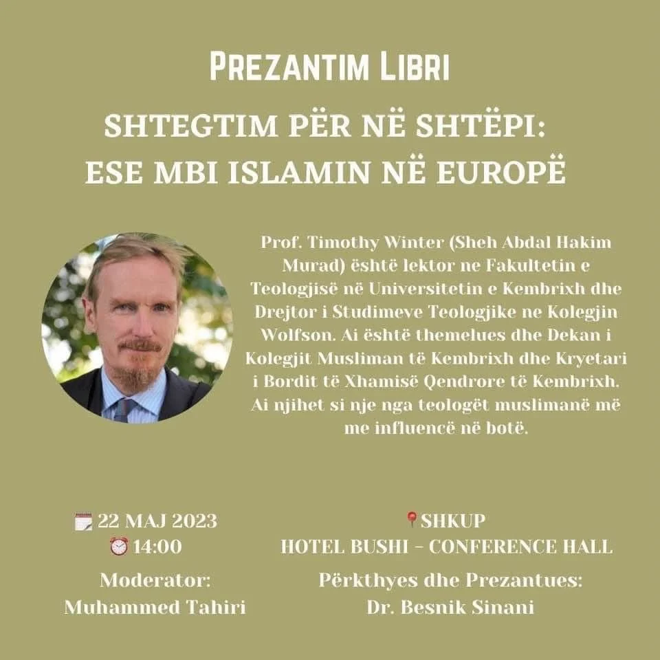 Prof. Tim Winter Book Tour Part 3 (Macedonia)