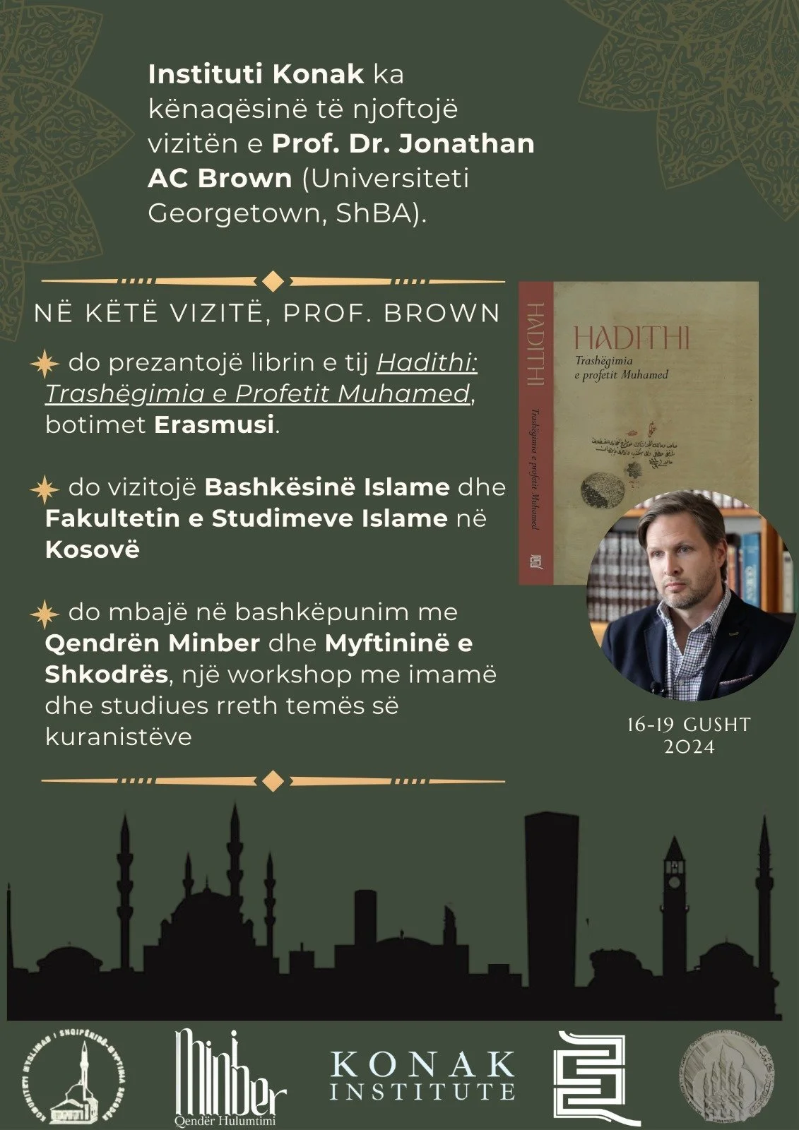 Prof. Jonathan Brown Book Tour Part 2 (Kosovo)
