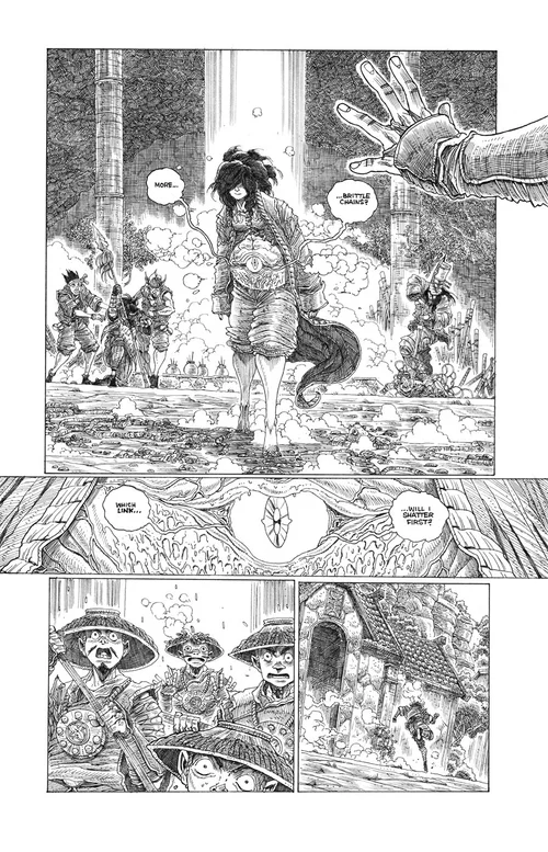 James Stokoe | Orphan and the Five Beasts: Bath of Blood Issue #4, Page 02 | Marley Zarcone / James Stokoe