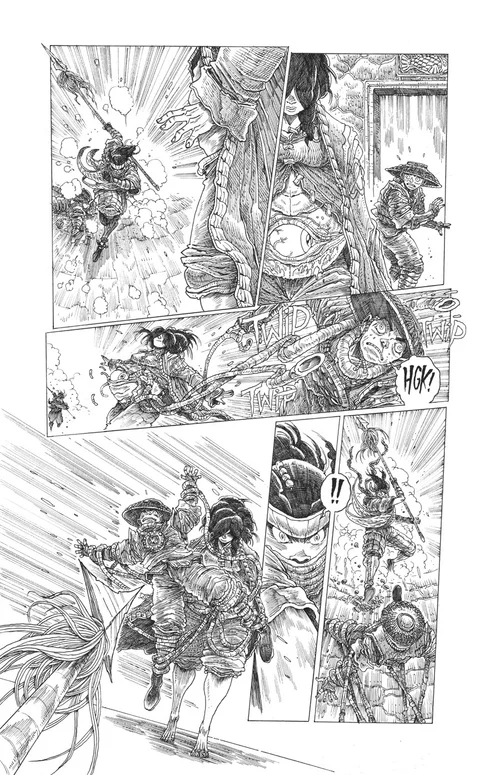 James Stokoe | Orphan and the Five Beasts: Bath of Blood Issue #4, Page 05 | Marley Zarcone / James Stokoe