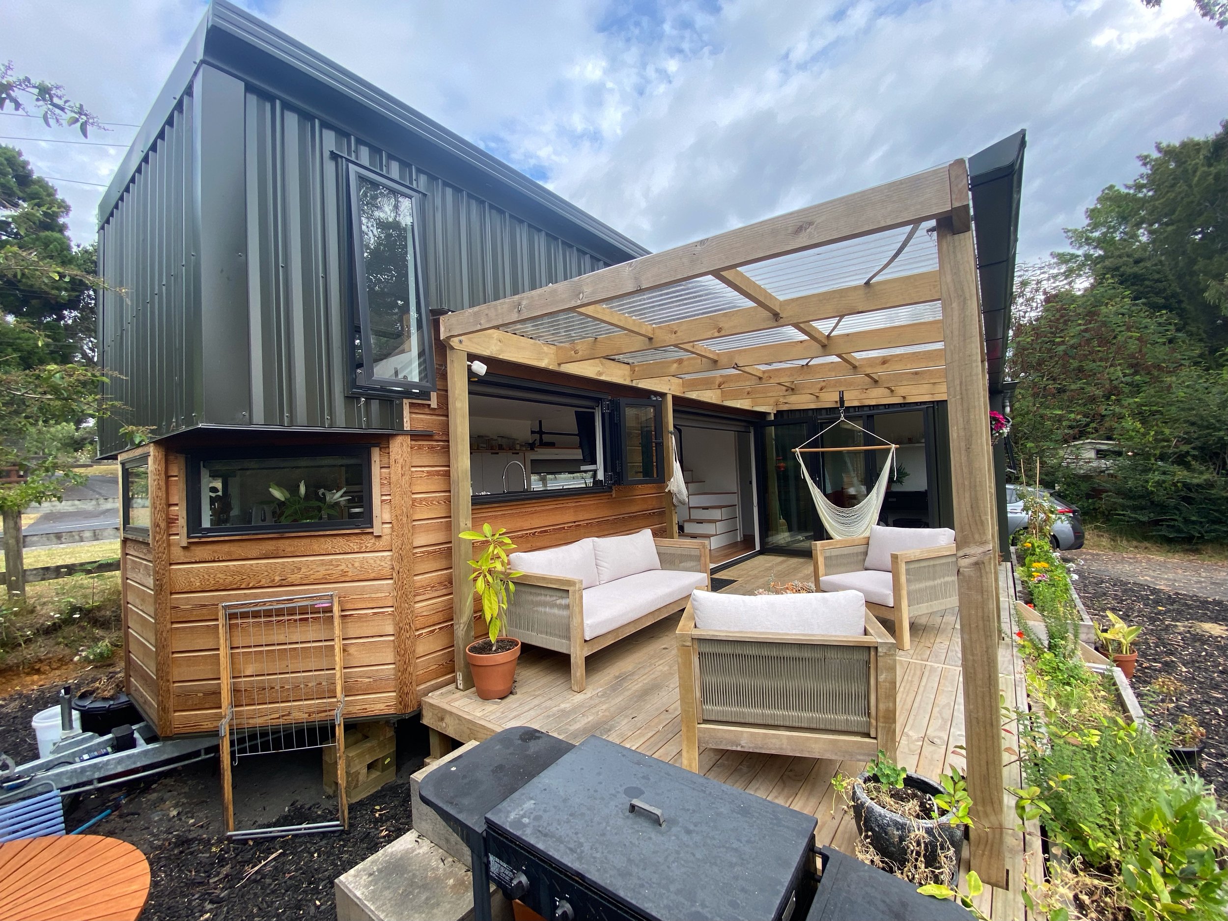 The deck and the main house