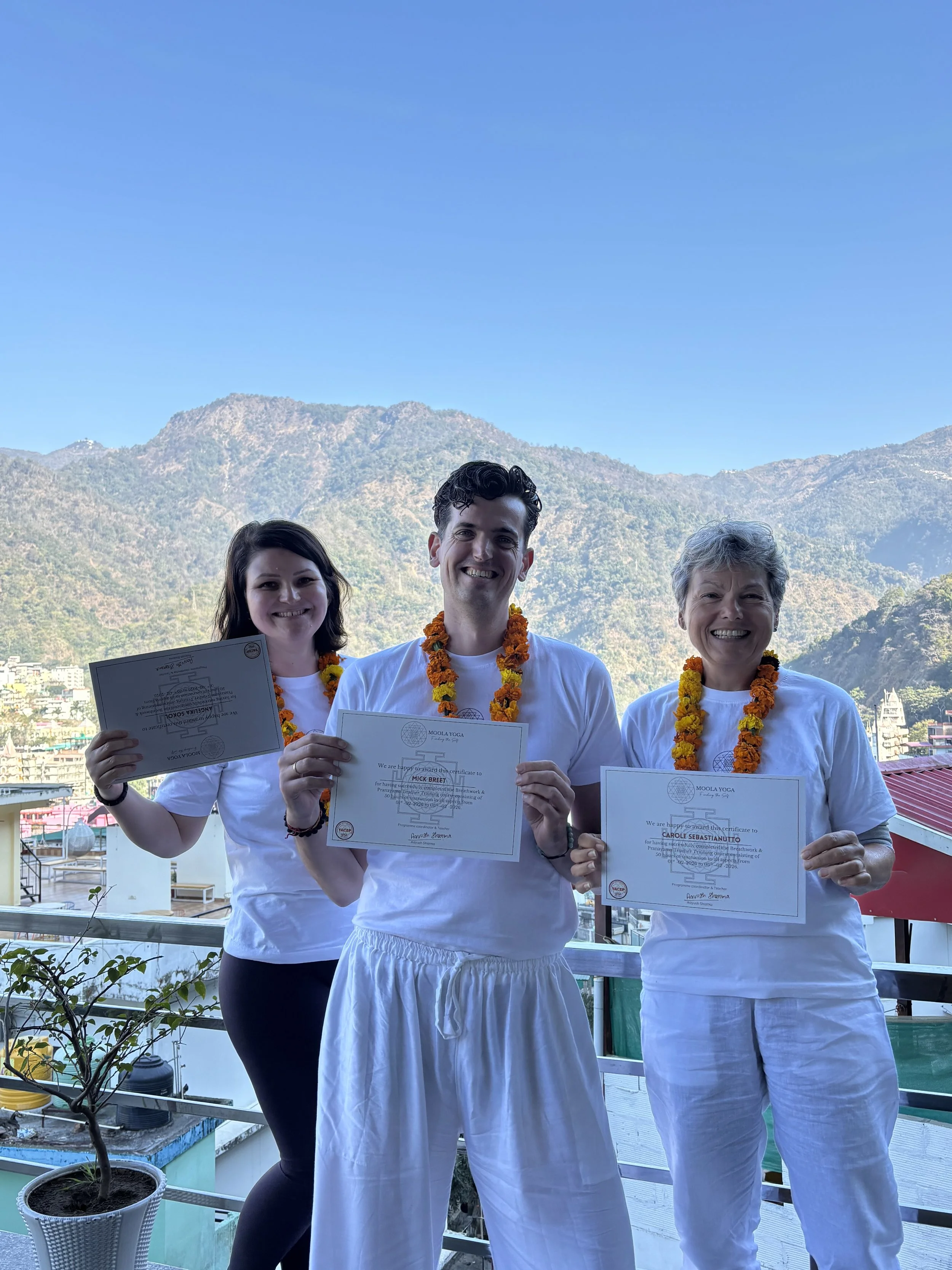 Moola Yoga Breathwork and Pranayama certificate