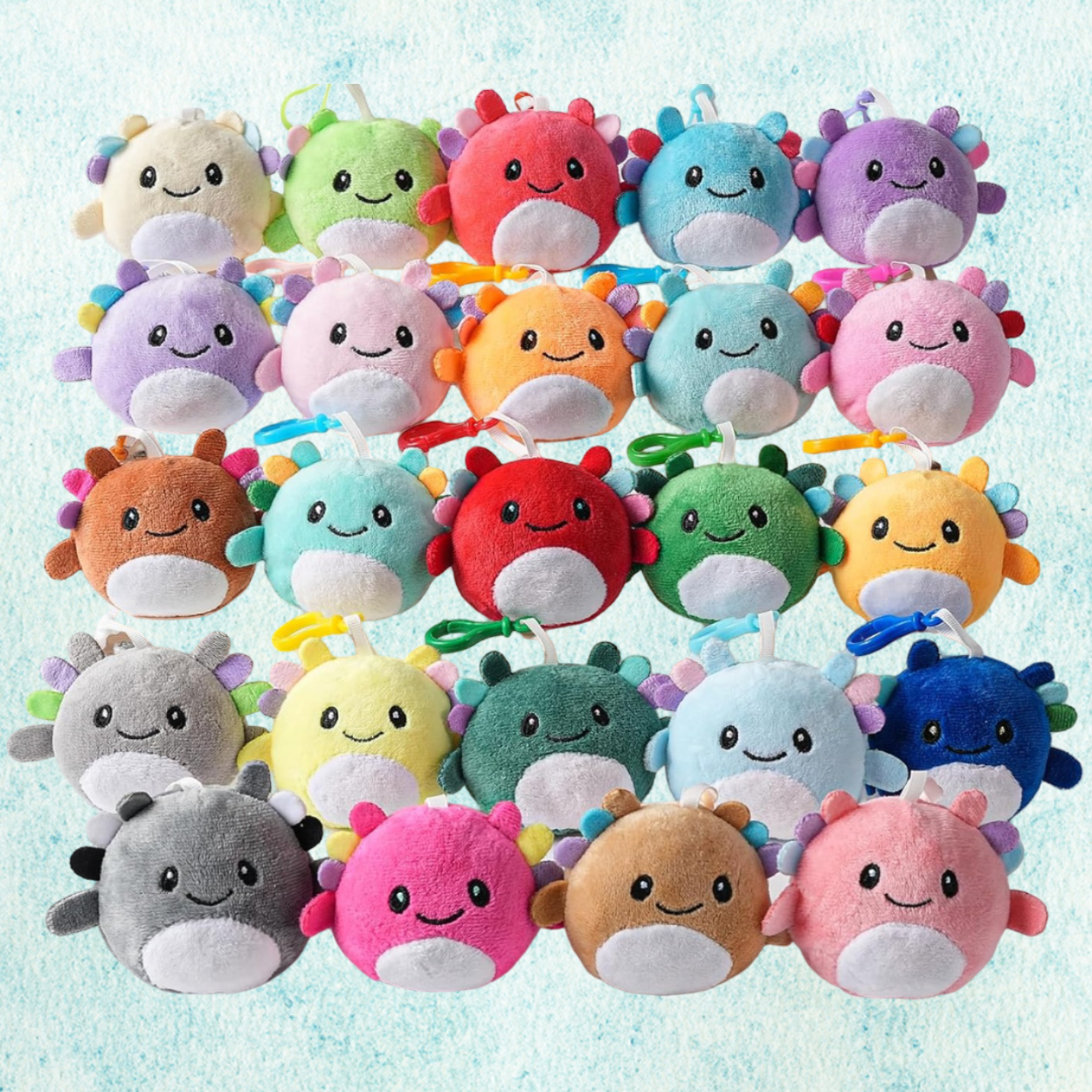 Axolotl Plush Keychain