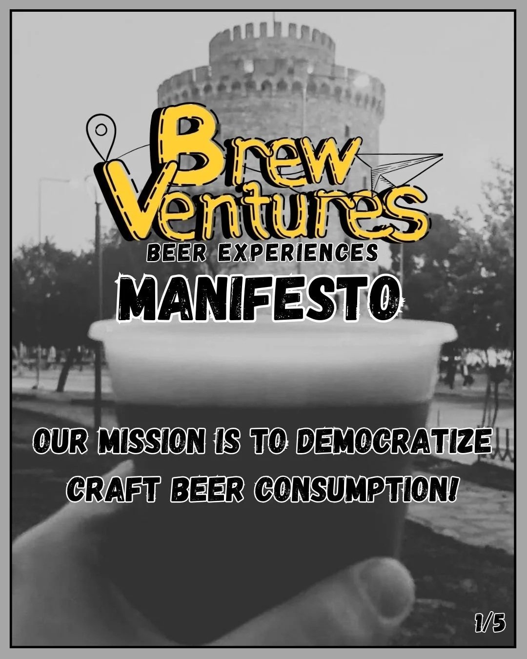 Diego Borges, WSET certified beer expert sharing his company BrewVentures Beer Experiences Manifesto