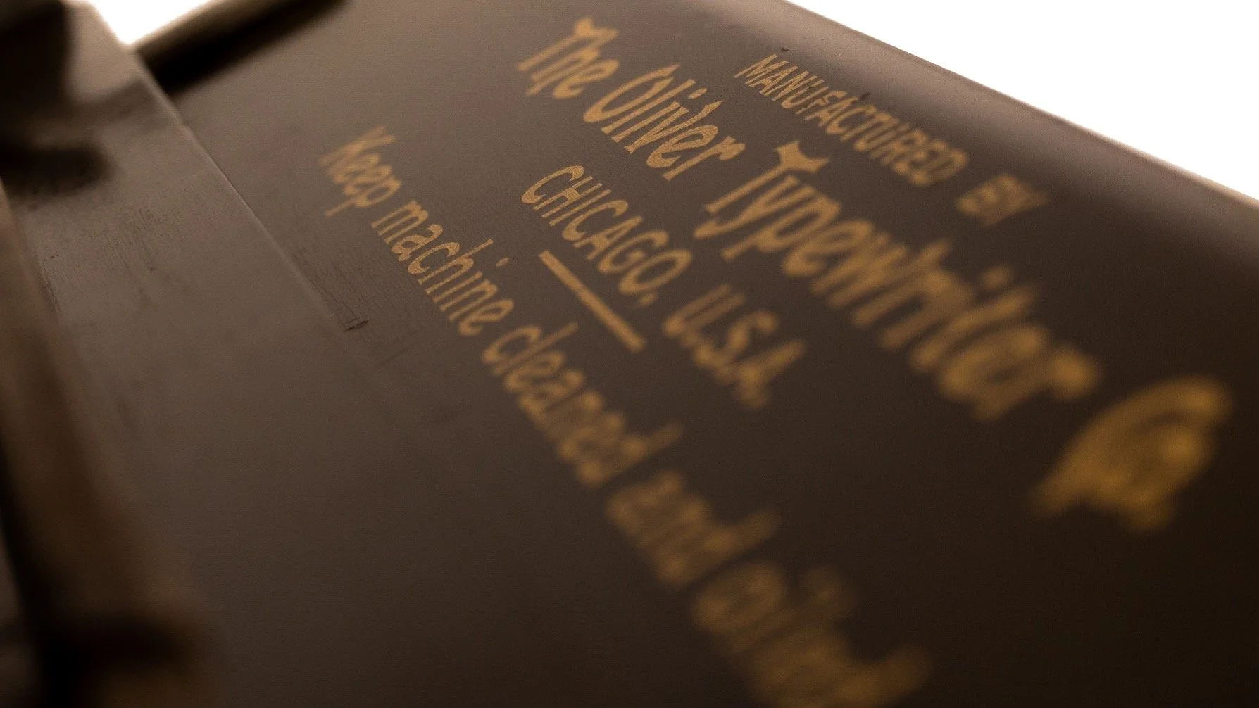 Is your Oliver cleaned and oiled?