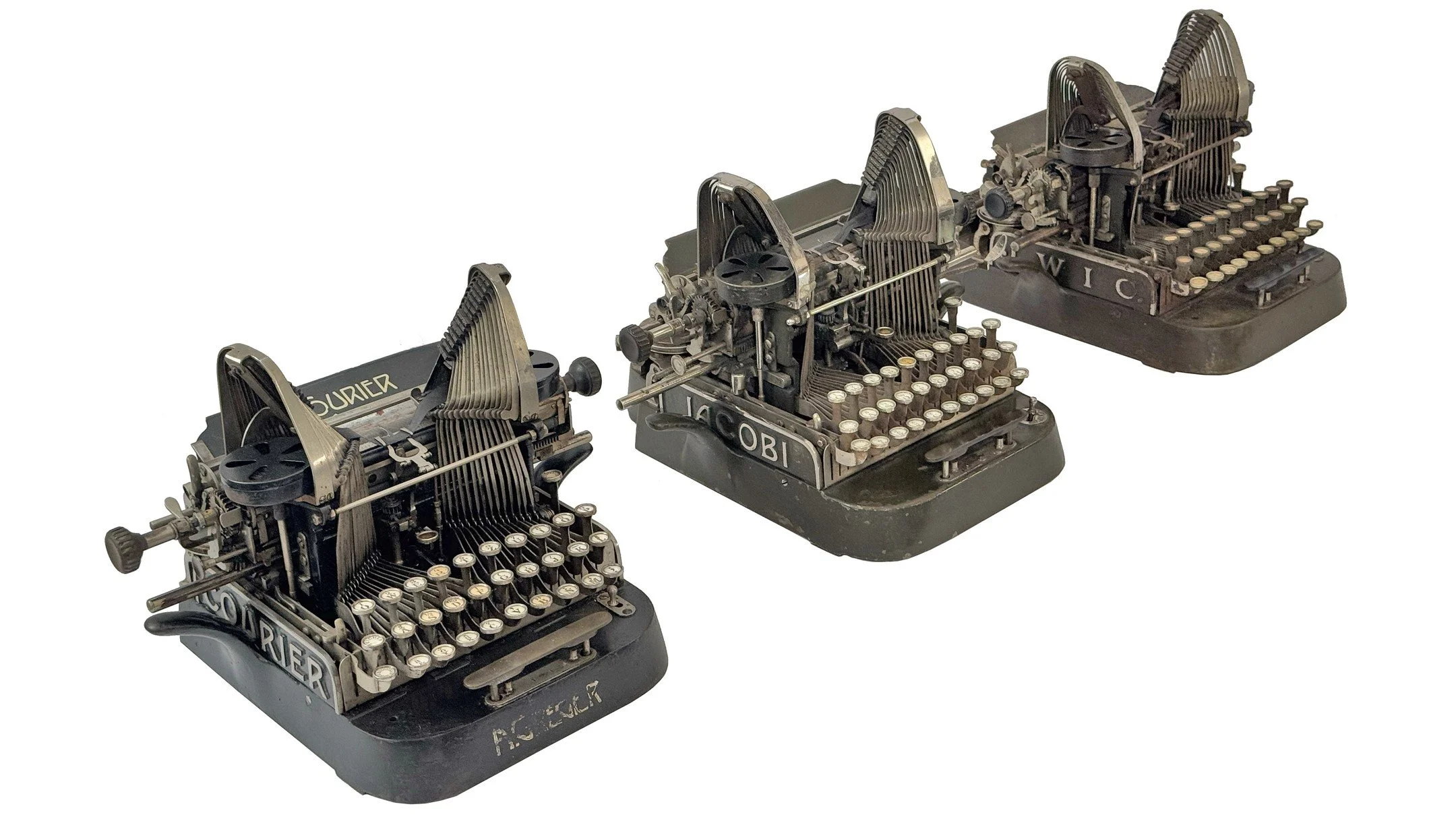 The earliest known COURIER next to its elusive variants JACOBI and JWIC