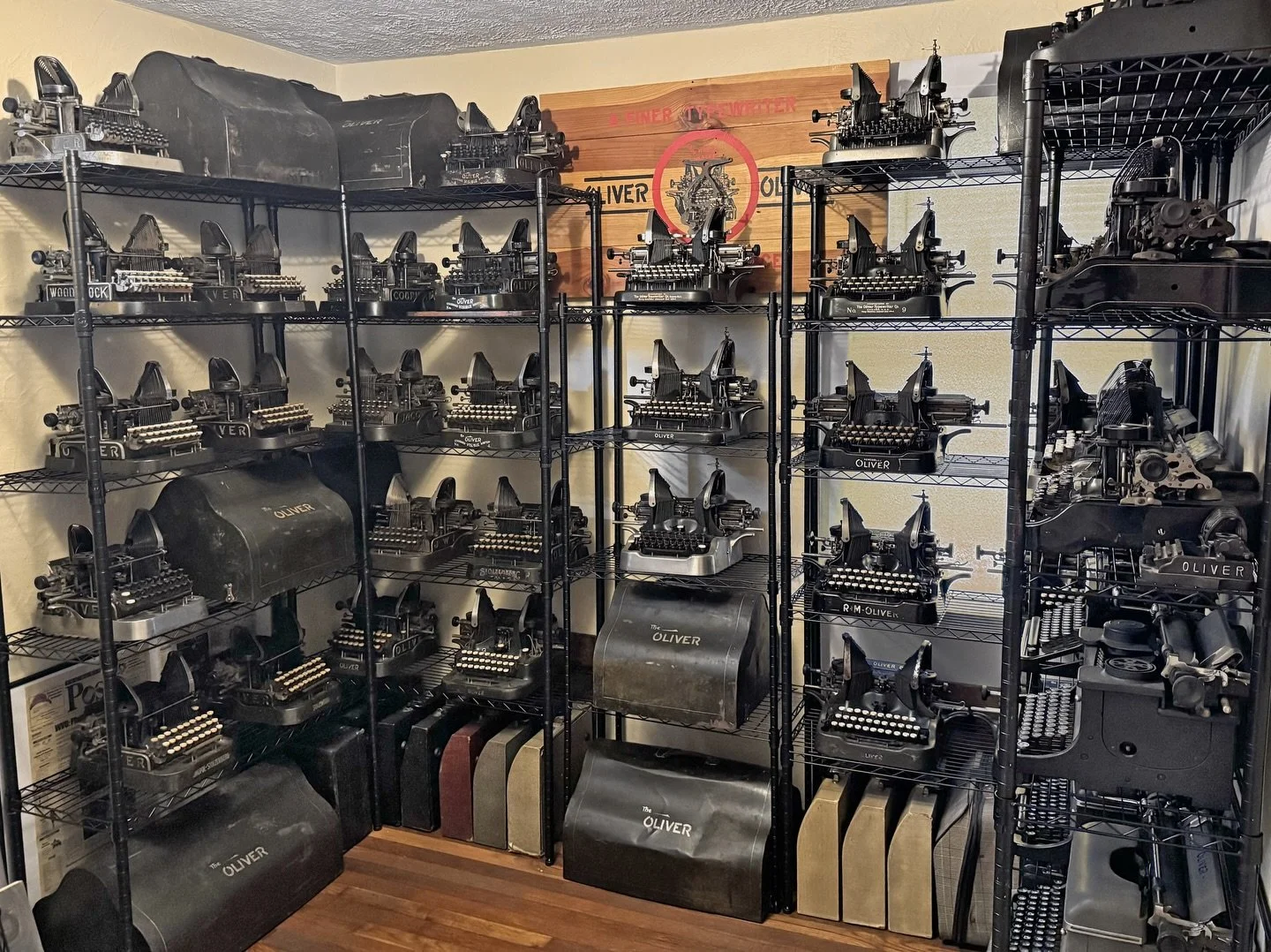 Brand new shelves and arrangement to showcase the collection