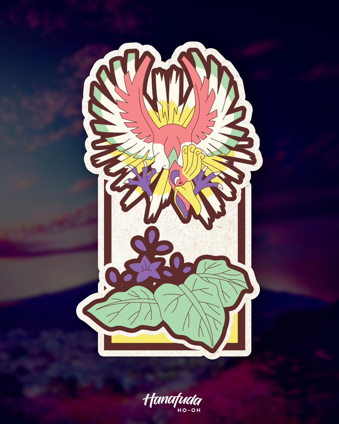 ✨Hanafuda Ho-Oh🔥

A fusion of tradition and legend &mdash; this design brings the spirit of the hanafuda Phoenix 🀄 together with the mythical power of Ho-Oh 🔥✨.

It's a fun ode to growing up, playing the game with my mom over breakfast before scho