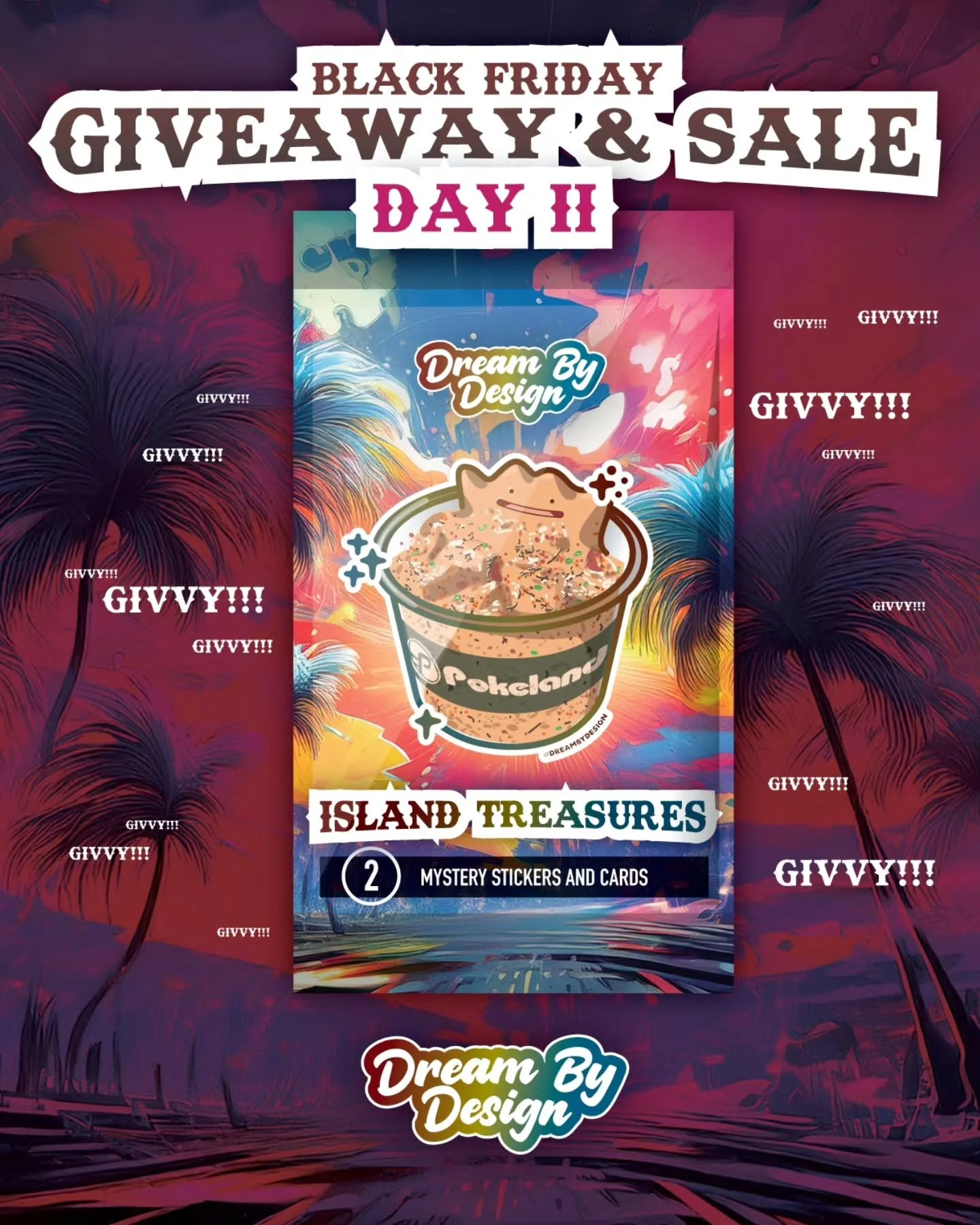 🚨 Our Black Friday Sale is LIVE right now at DreamBy.Design! 🚨
Huge deals are happening all weekend &mdash; and to celebrate, we&rsquo;re dropping Black Friday Giveaway &amp; Sale: DAY 2! 🎉

Yesterday&rsquo;s giveaway went crazy, so we&rsquo;re ru