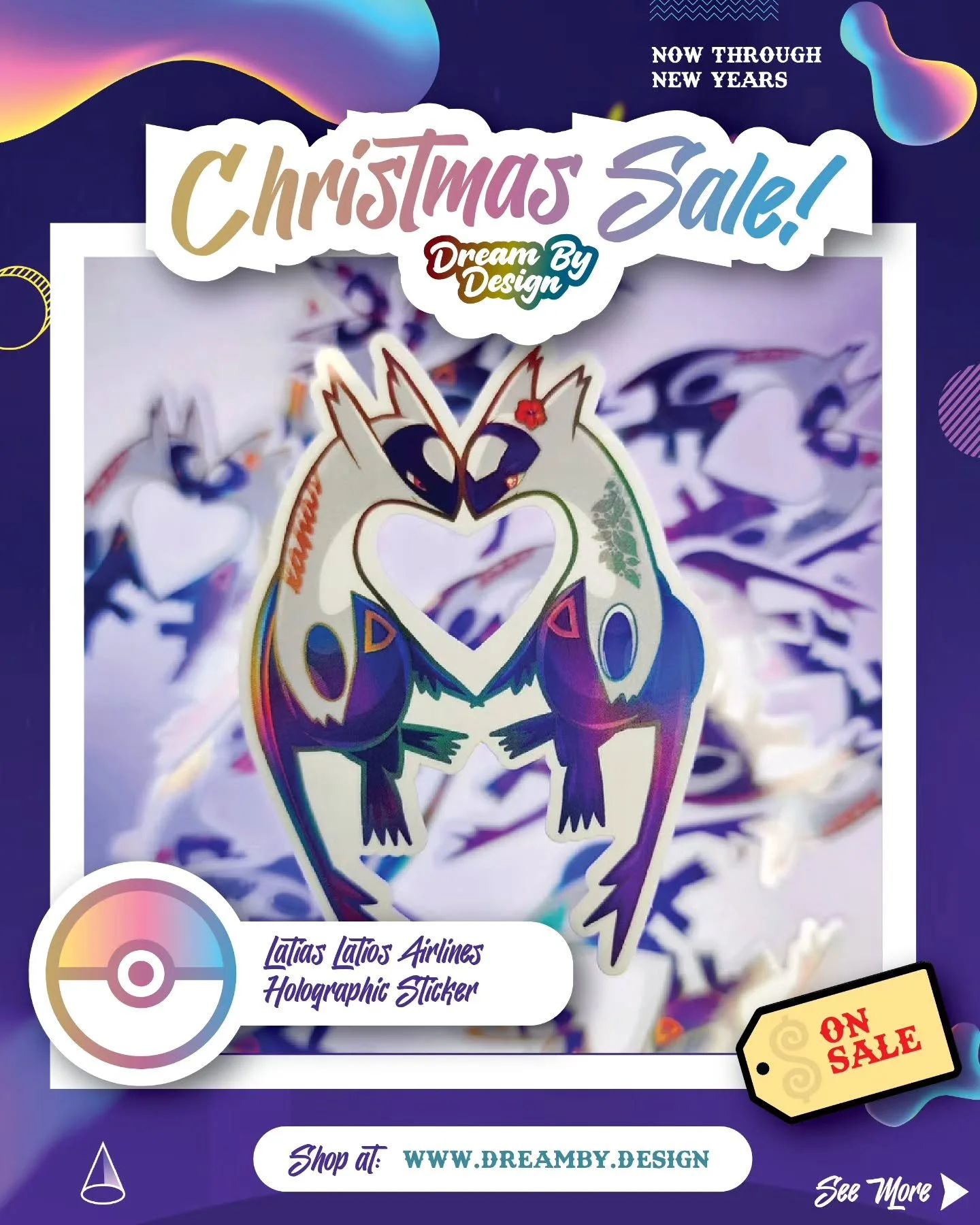 🎄✨ CHRISTMAS SALE IS LIVE! ✨🎄
Now through New Year&rsquo;s &mdash; this is the moment to grab something truly special 🌊🌈

From Hawaii-inspired designs 🏝️
To collectible stickers &amp; apparel 🎨👕
To fan-favorite drops you don&rsquo;t want to mi