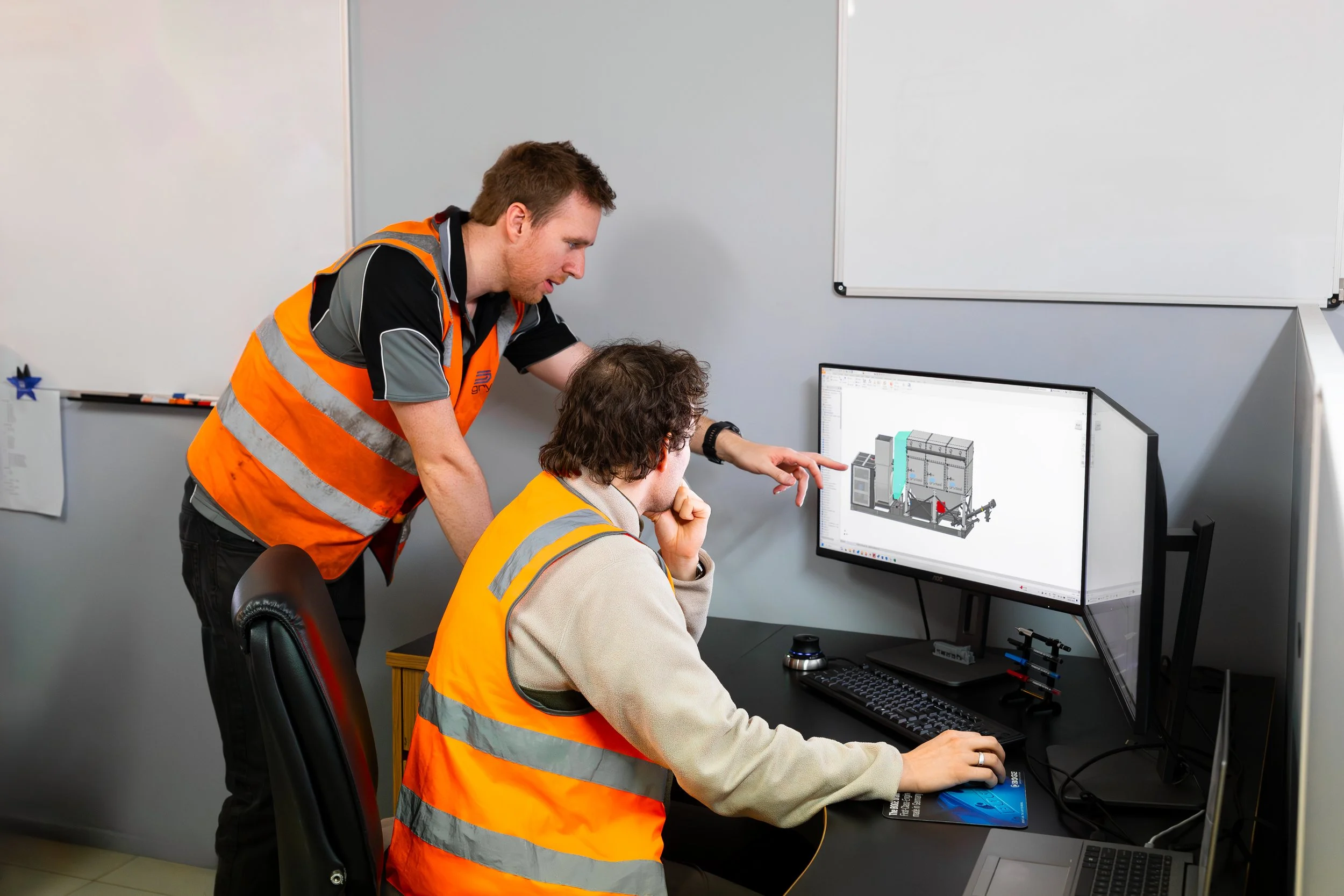 Grydale engineering discussing a Grydale unit Brisbane.