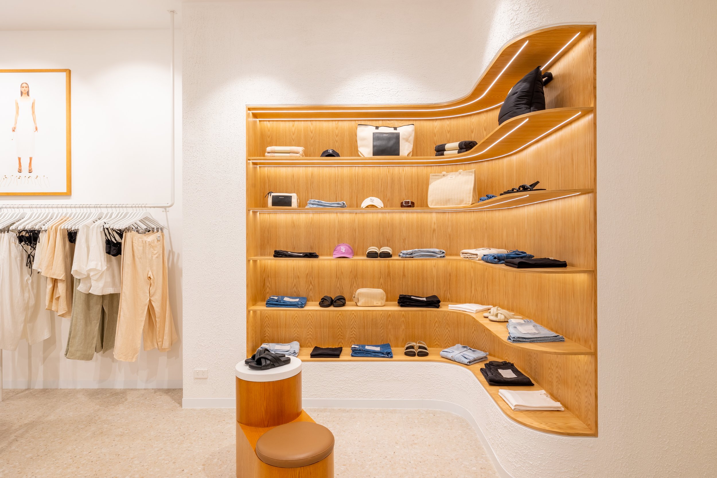 Nude Lucy display Brisbane City.