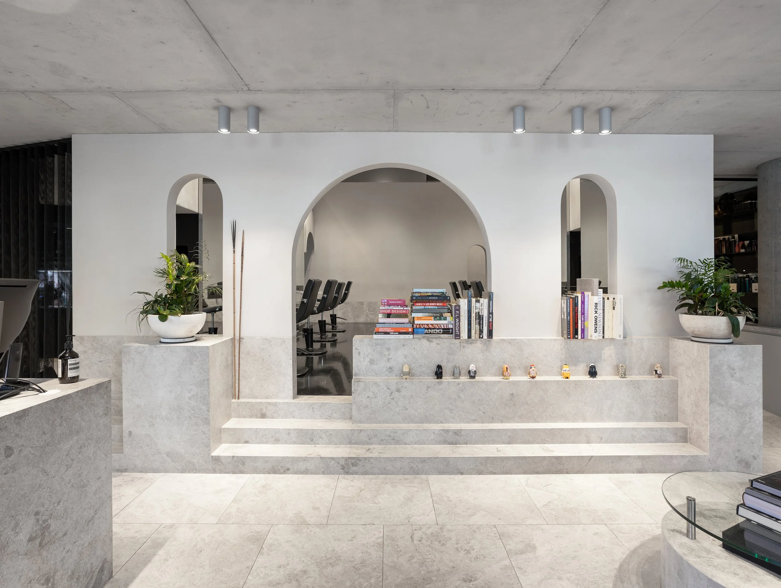 High end salon front enterance Brisbane City.