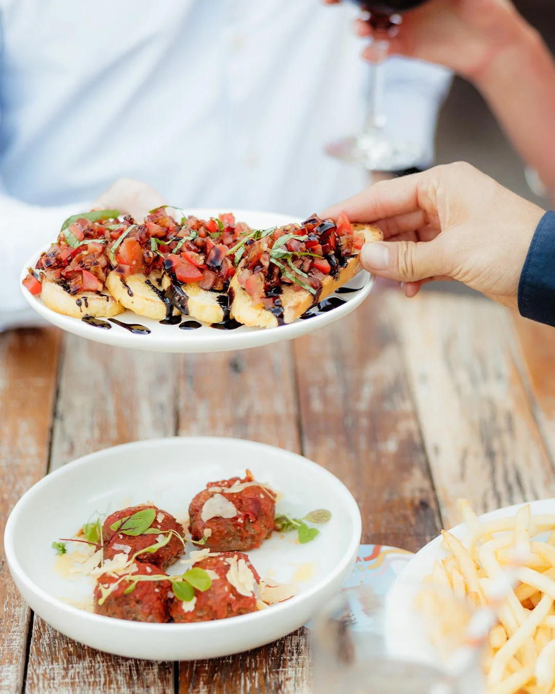 Male picking up mexican food Everton Park Plaza.