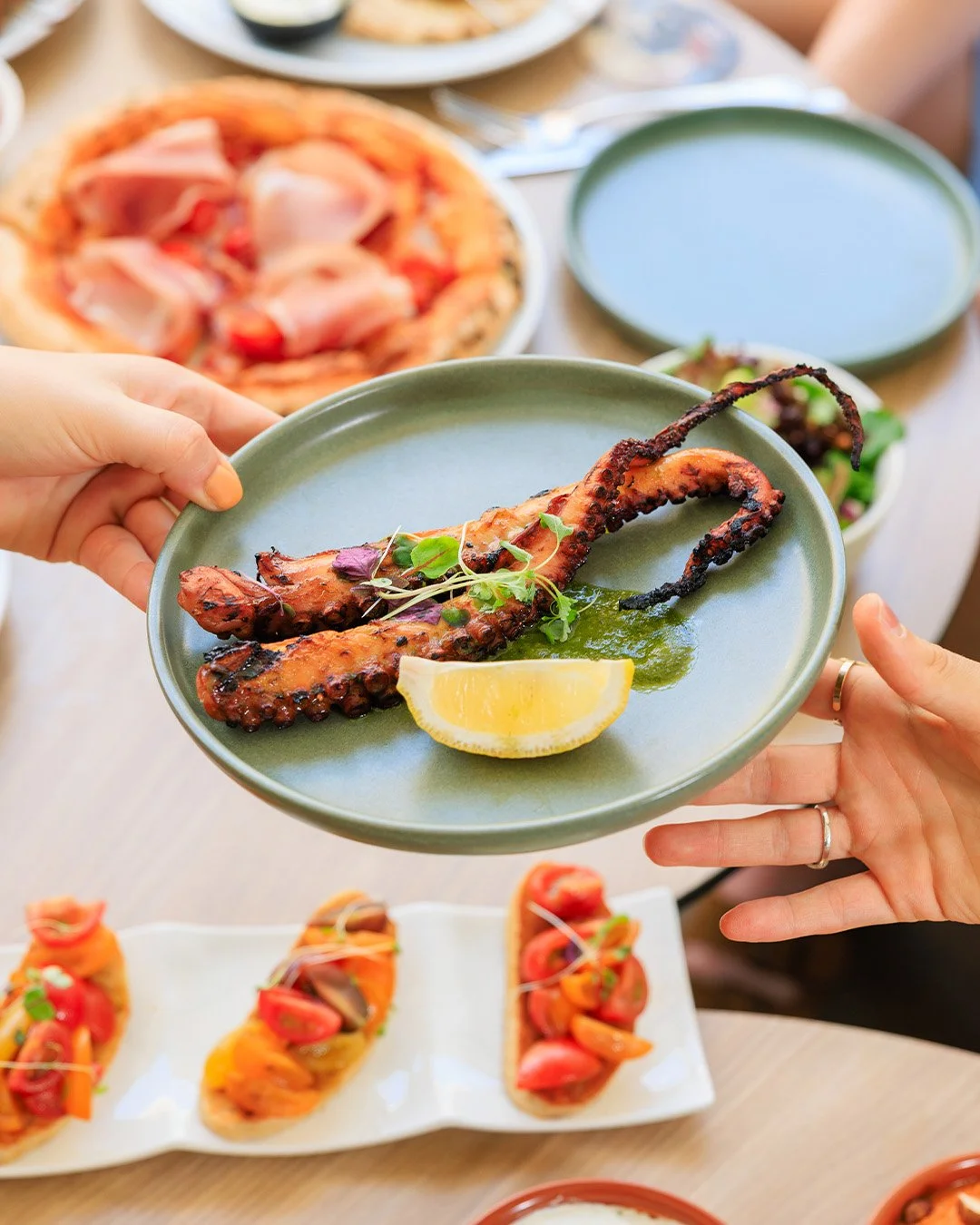 Grilled optus Hyatt Hotel Brisbane being handed over.