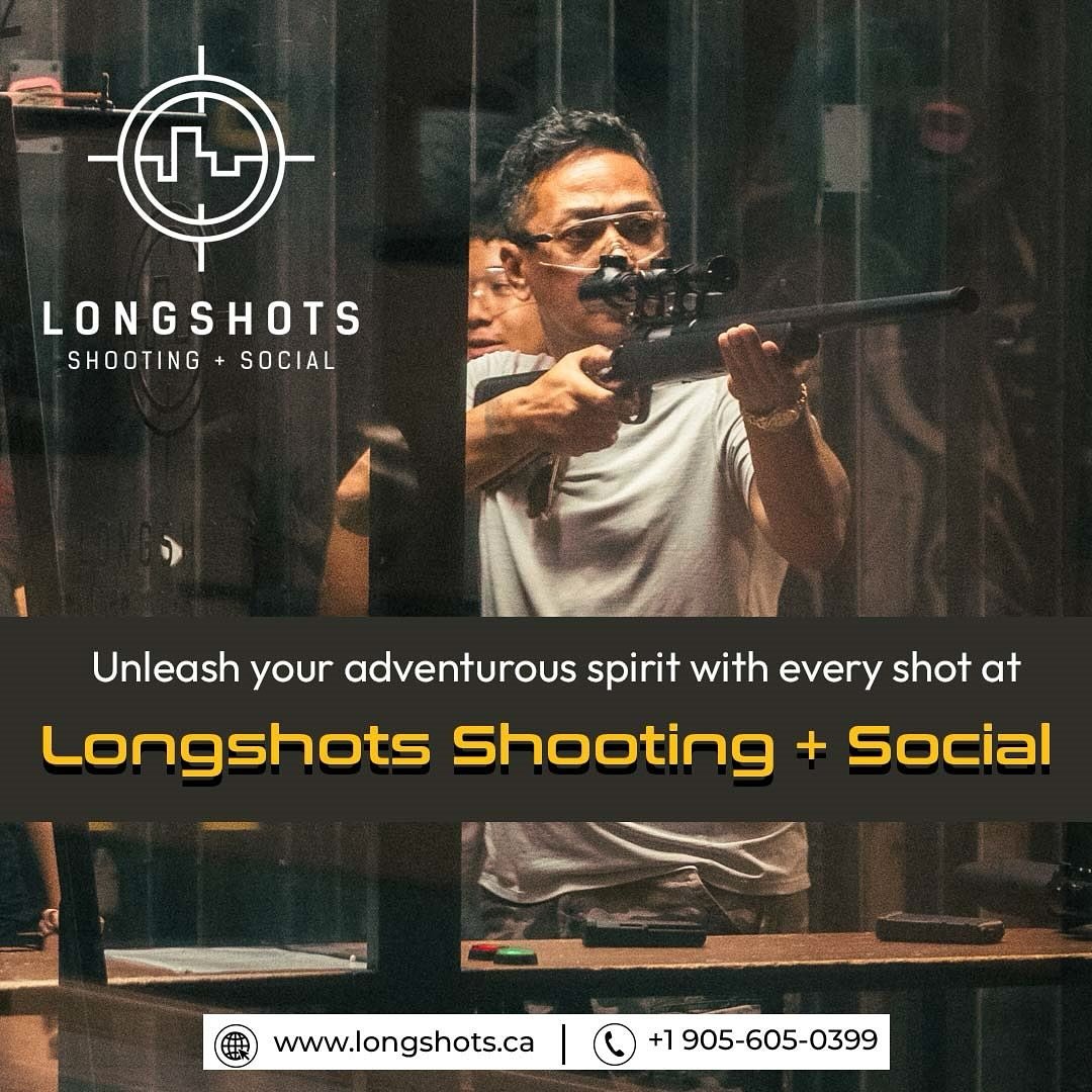 Unleash your adventurous spirit with every shot at Longshots Shooting + Social! 

Dive into the thrill of precision and excitement, where skill meets style in a vibrant social setting.

Perfect for sharpshooters and first-timers alike, Longshots offe