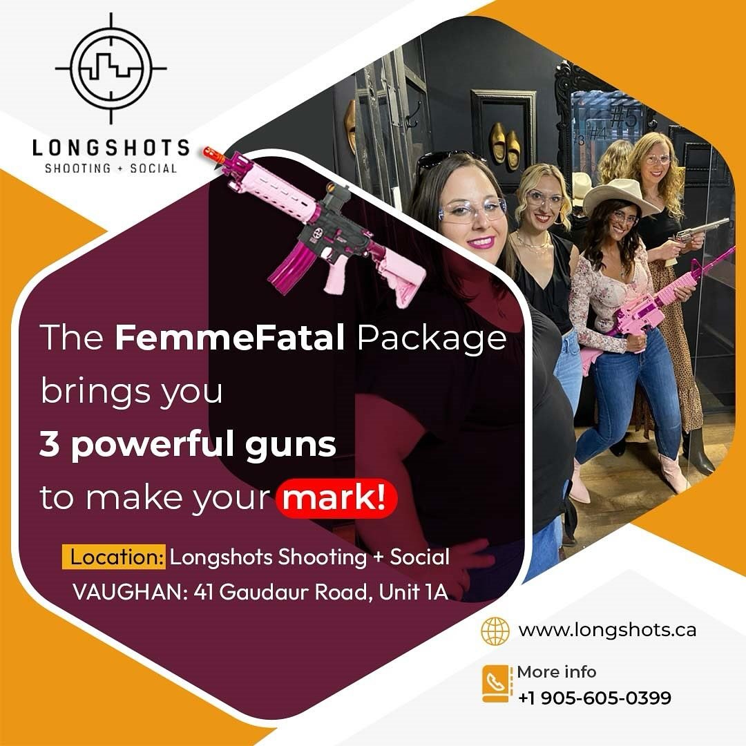 💫Unleash your power with the FemmeFatal Package! Featuring three dynamic firearms, this package is crafted to let you take charge and make your mark on the range.

❇️Perfect for those looking to step into confidence and precision, the FemmeFatal Pac