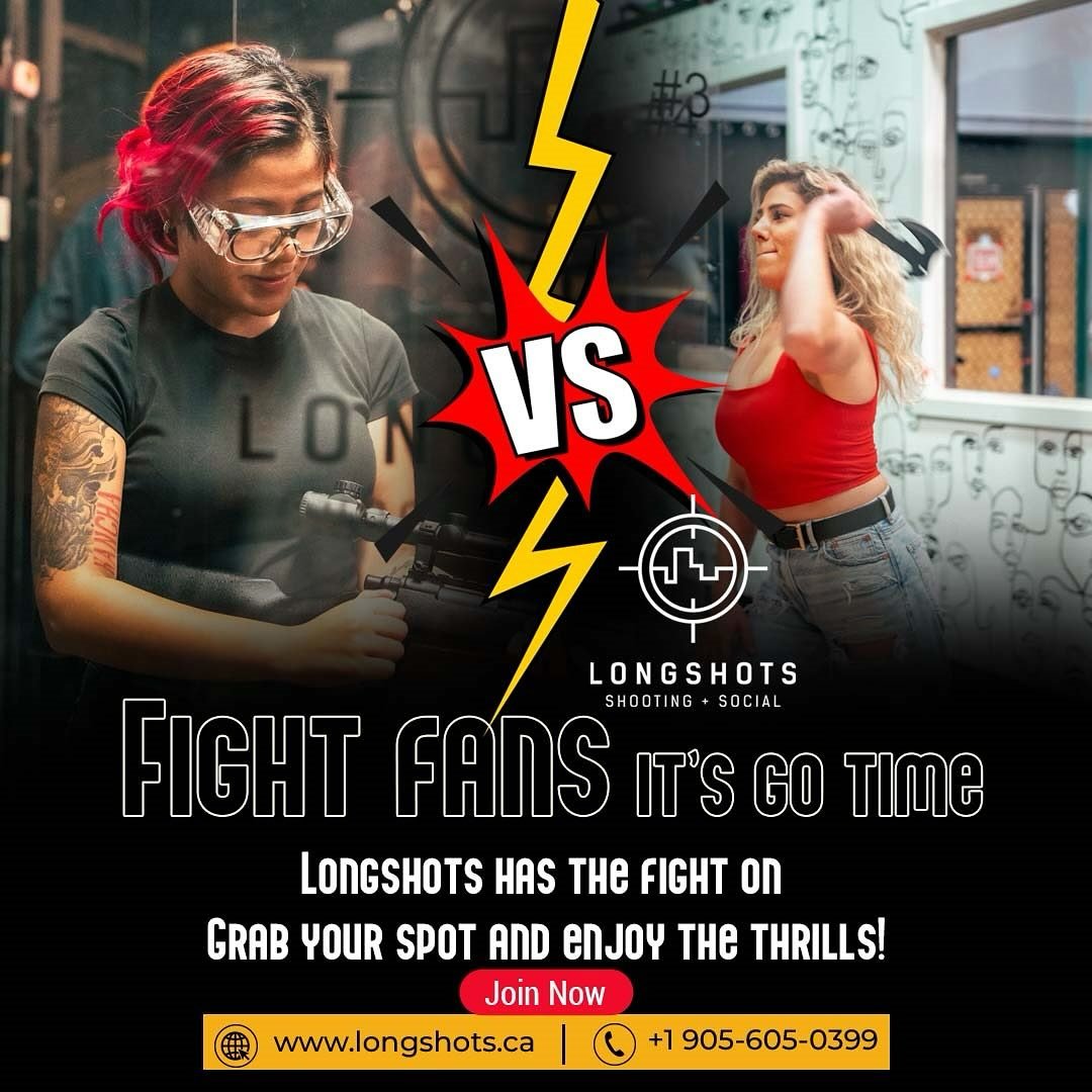 🥊 Fight Fans, It&rsquo;s Go Time! 🥊

The excitement is real, and the action is bigger than ever! Longshots has the fight LIVE and ready for you.

🍺 Grab your spot early, savor your favorite drinks, and experience the thrills with fellow fans.

🎥 