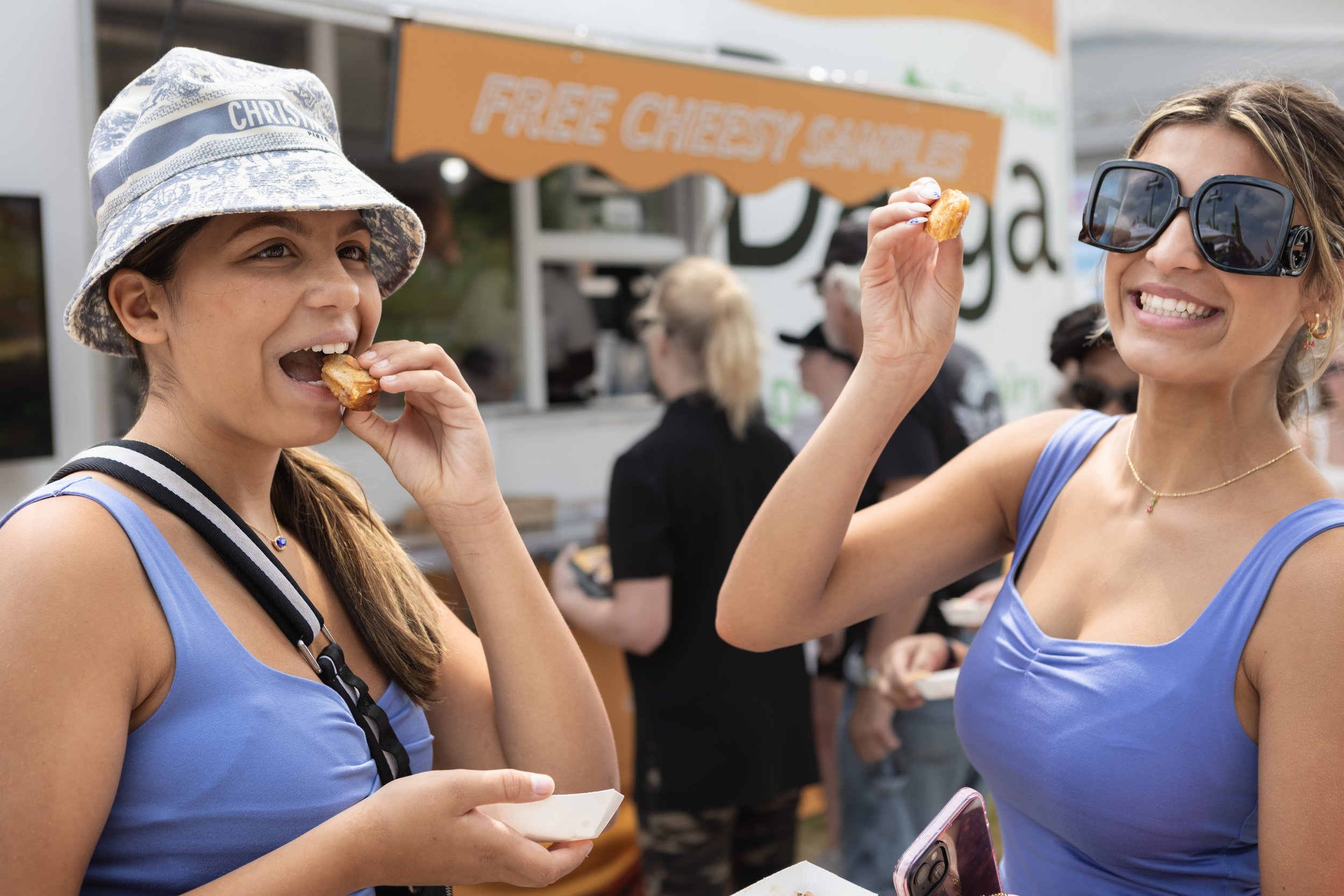 Enjoying Daiya Dairy-Free grilled cheese