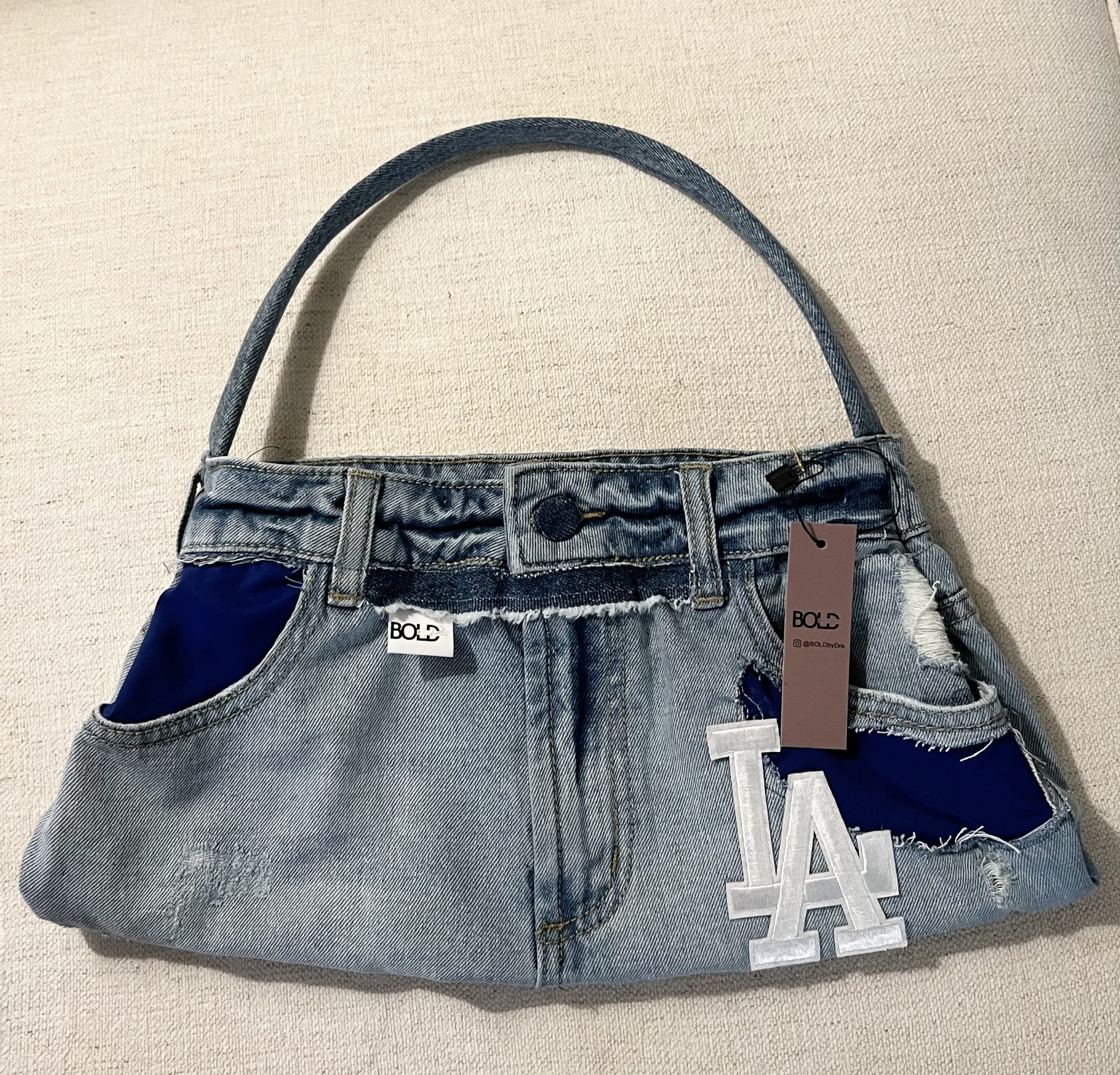 Dodgers Denim Handbag