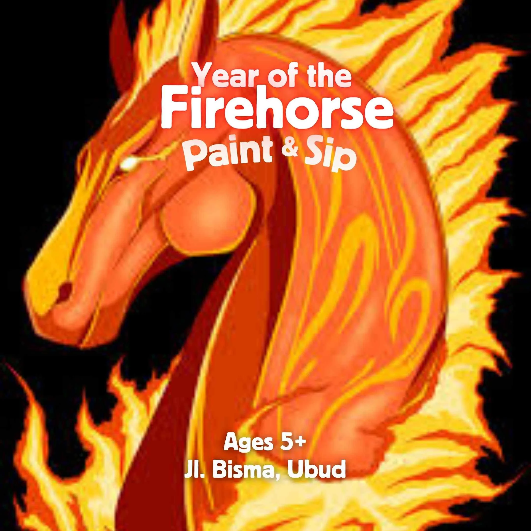 🔥🐴 Fire Horse Paint and Sip: Chinese New Year 2026