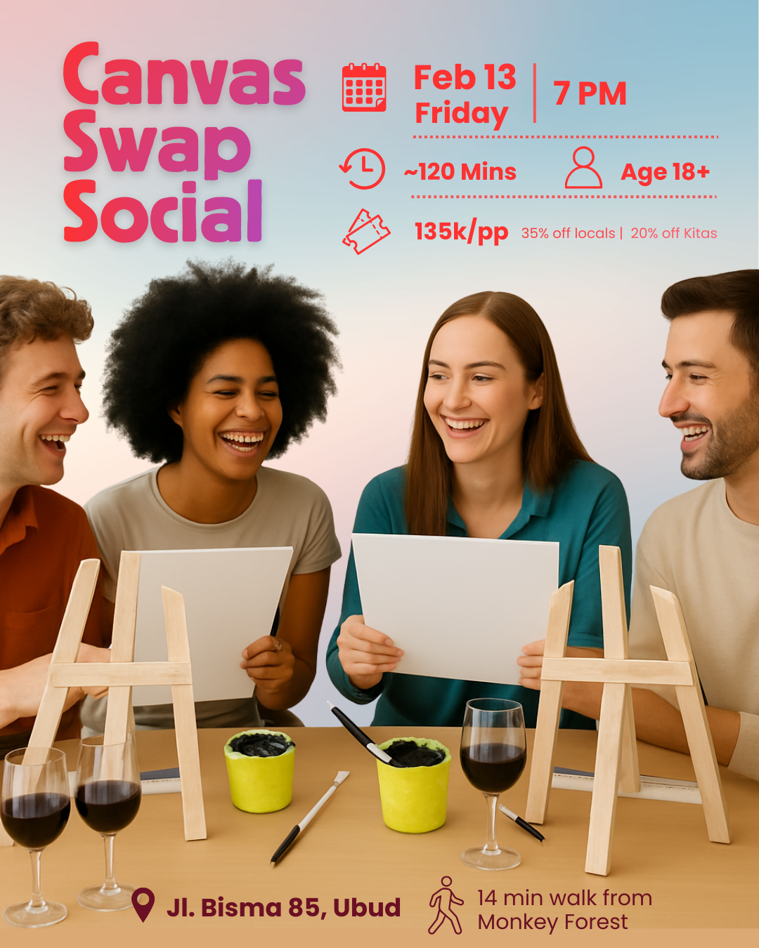 🔄 Canvas Swap Social Mingle (Ages 18+)