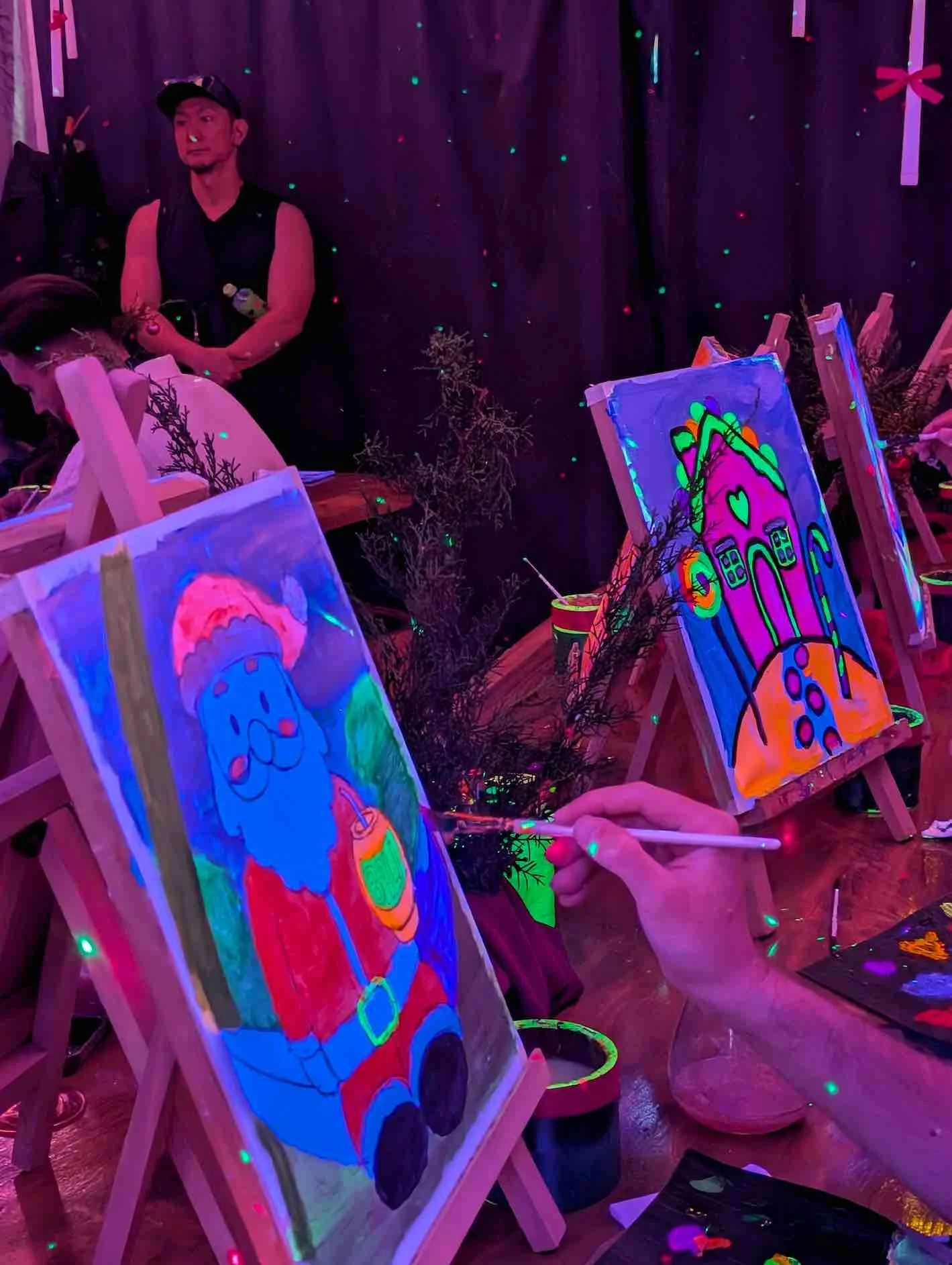 Santa on Holiday Templates