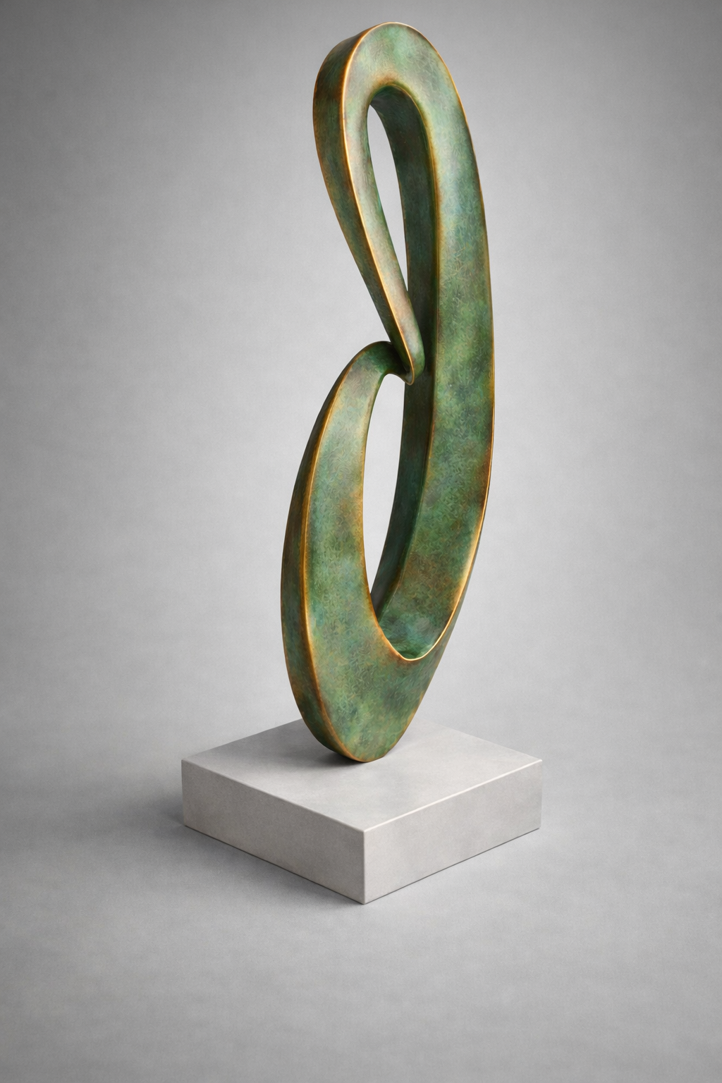 Handcrafted bronze sculpture by contemporary sculptor John Mallett. Each piece is shaped by hand in response to landscape, material, and time.