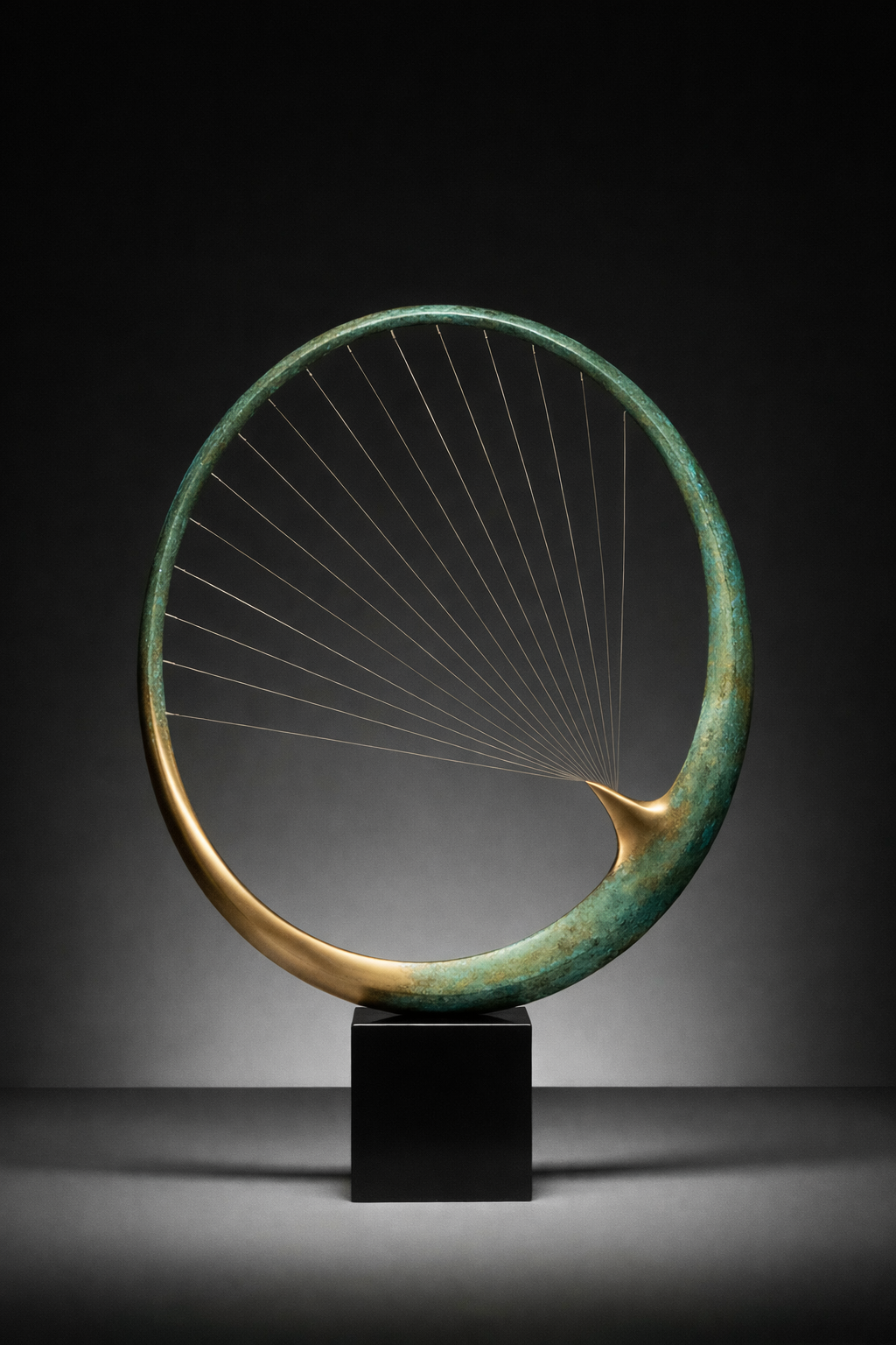 Handcrafted bronze sculpture by contemporary sculptor John Mallett. Each piece is shaped by hand in response to landscape, material, and time.