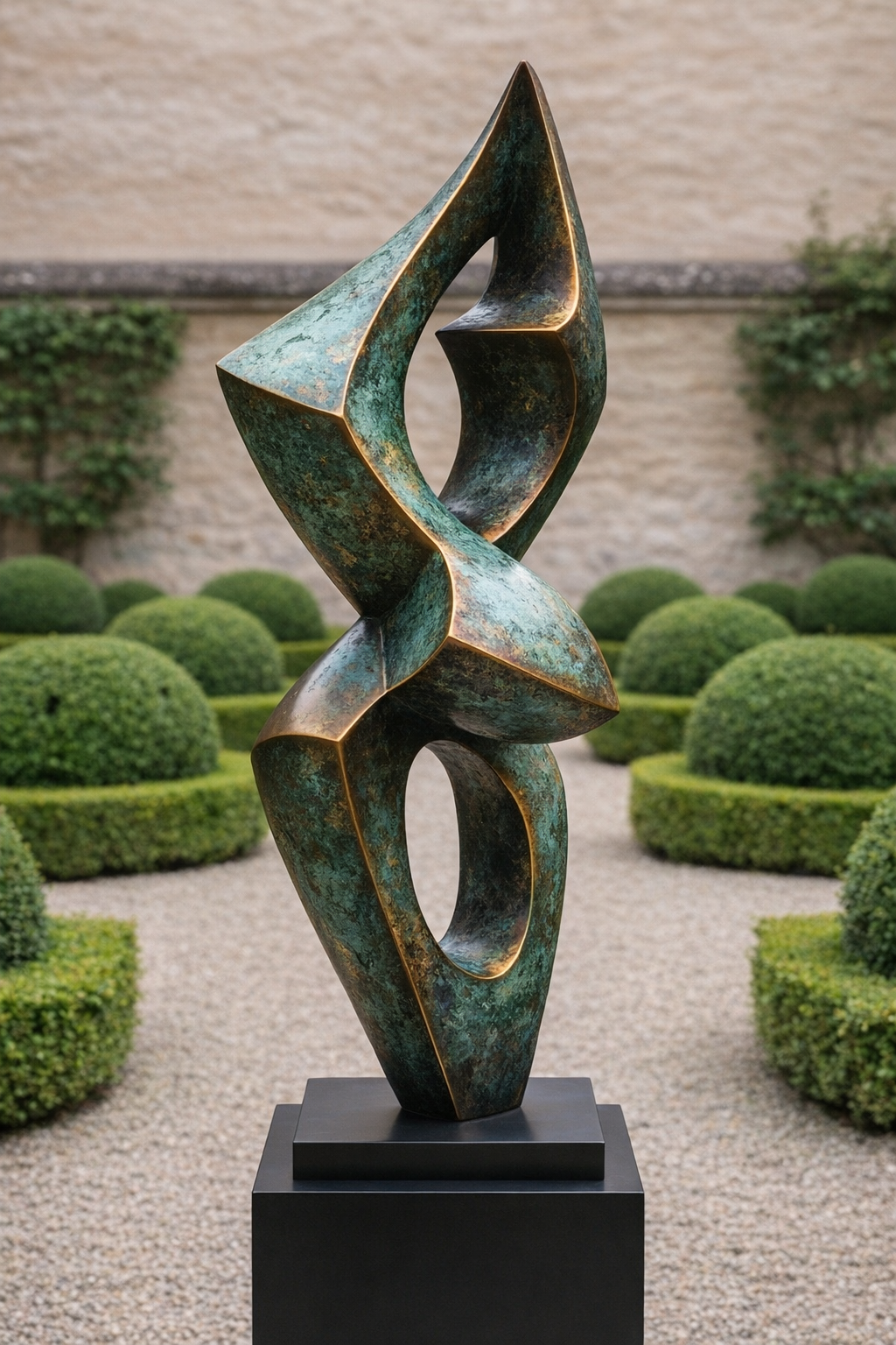 Handcrafted bronze sculpture by contemporary sculptor John Mallett. Each piece is shaped by hand in response to landscape, material, and time.