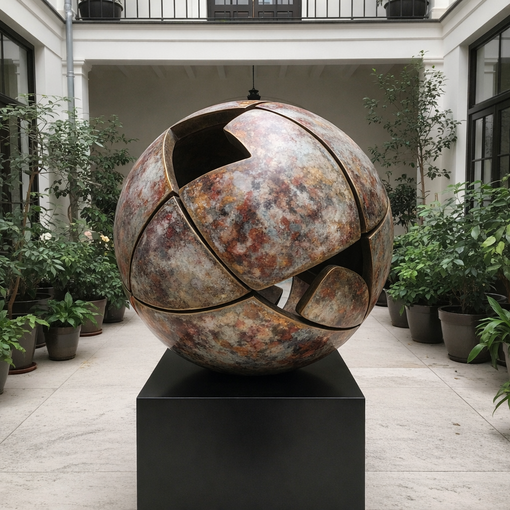 Handcrafted bronze sculpture by contemporary sculptor John Mallett. Each piece is shaped by hand in response to landscape, material, and time.
