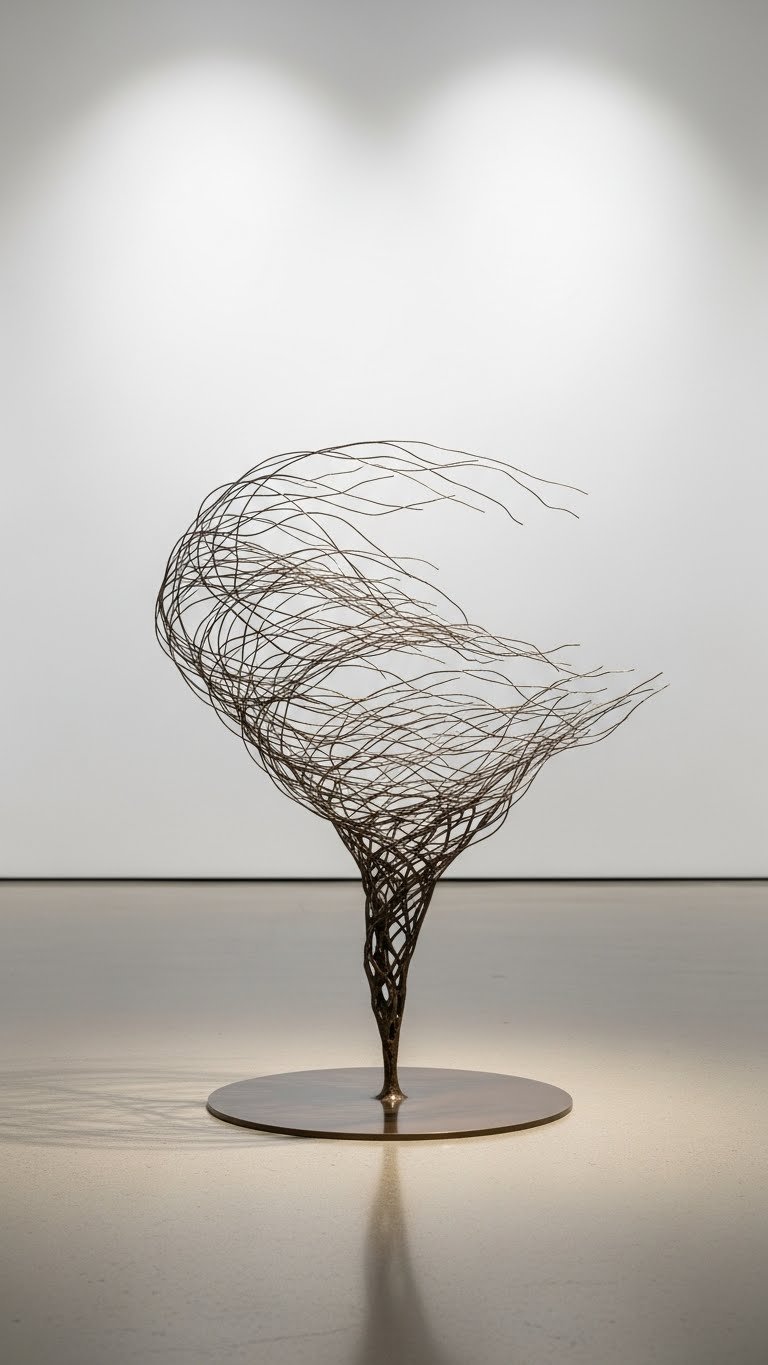 Handcrafted bronze sculpture by contemporary sculptor John Mallett. Each piece is shaped by hand in response to landscape, material, and time.