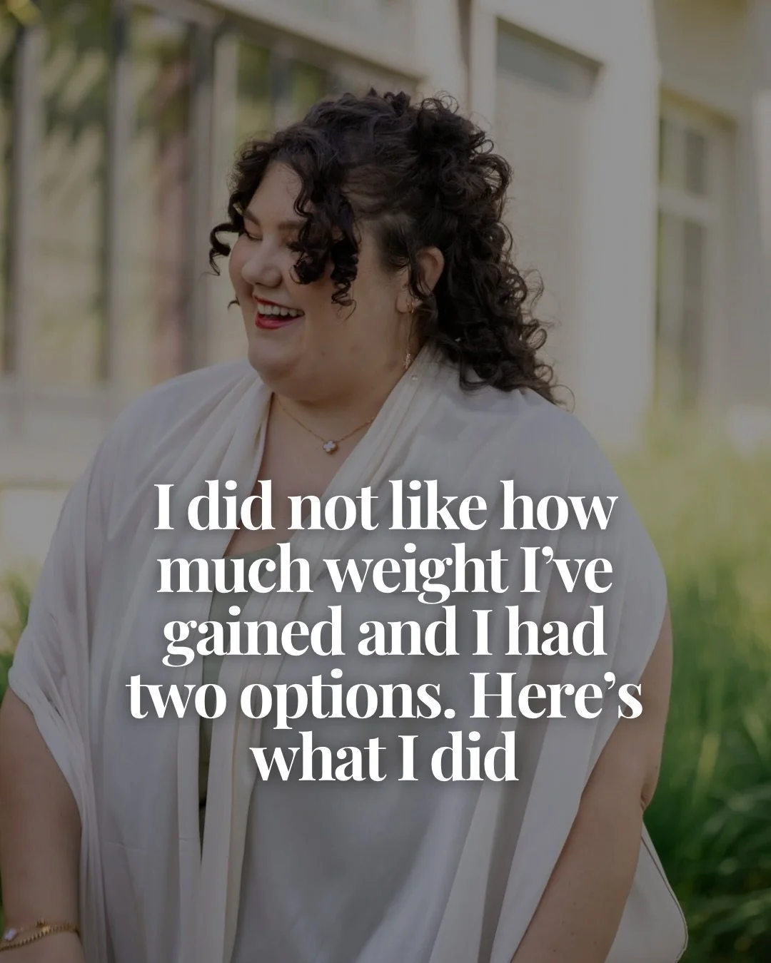 Loosing 5cm within 2-3 weeks was not a coincidence. 
It&lsquo;s down to making a choice.  A choice rooted in unconditional self-love because for far too long I&lsquo;ve beat myself up while I did extraordinary things. 

Instead of seeing who I am, wh