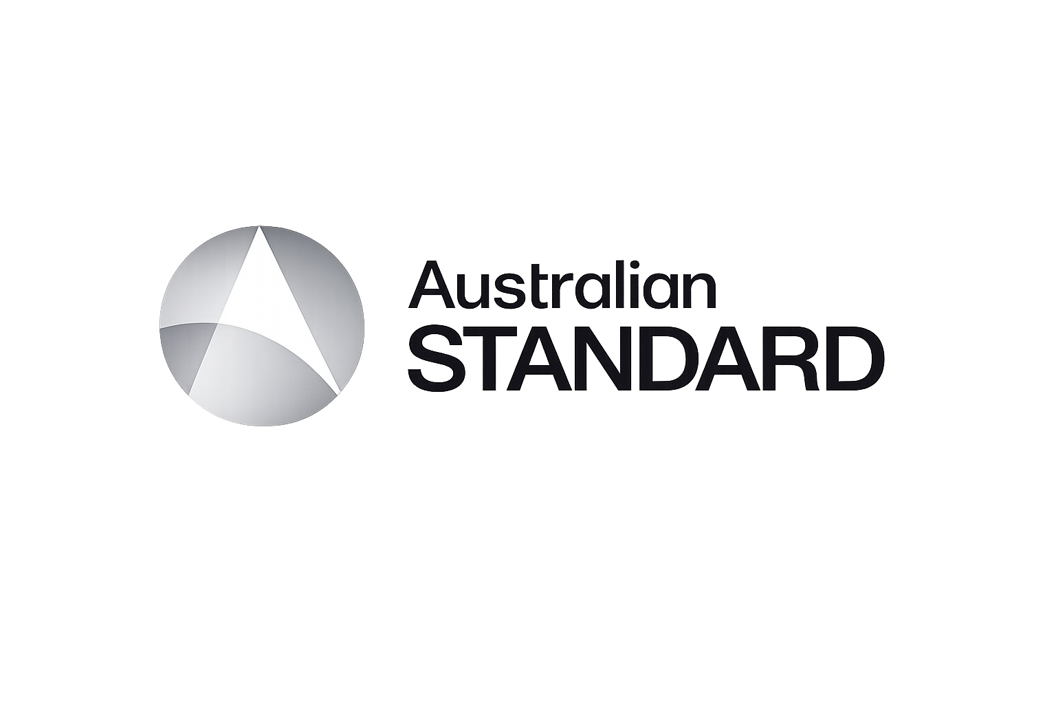 Logo of Australian Standard, featuring a stylized star inside a circular shape, with the words 'Australian STANDARD' next to it.