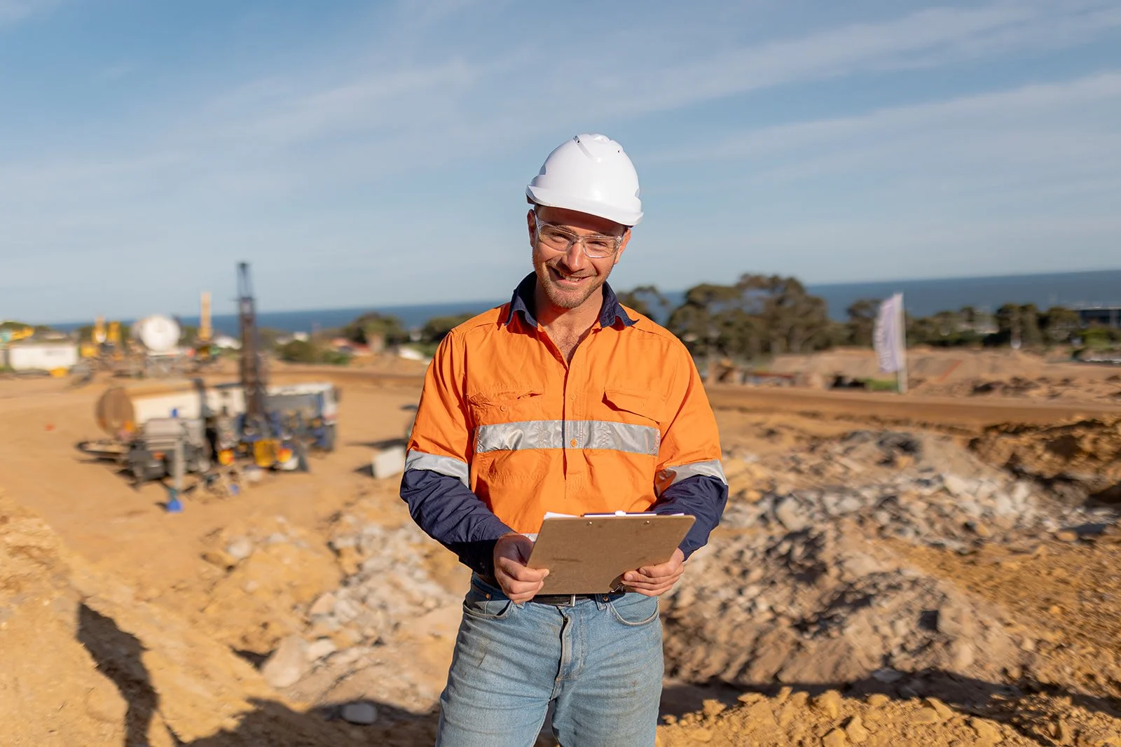 TerraTech geotechnical engineer providing construction phase support in Adelaide