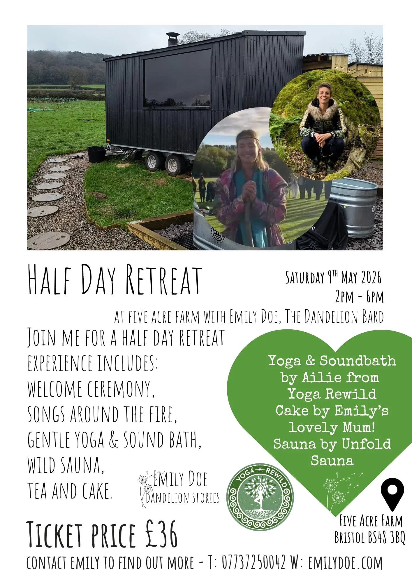 Spring half day retreat near Bristol