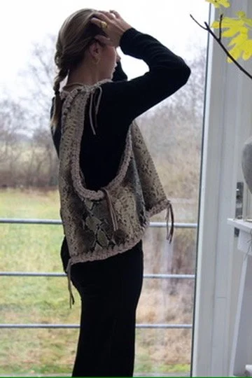 crocodile taske - ekstra stor