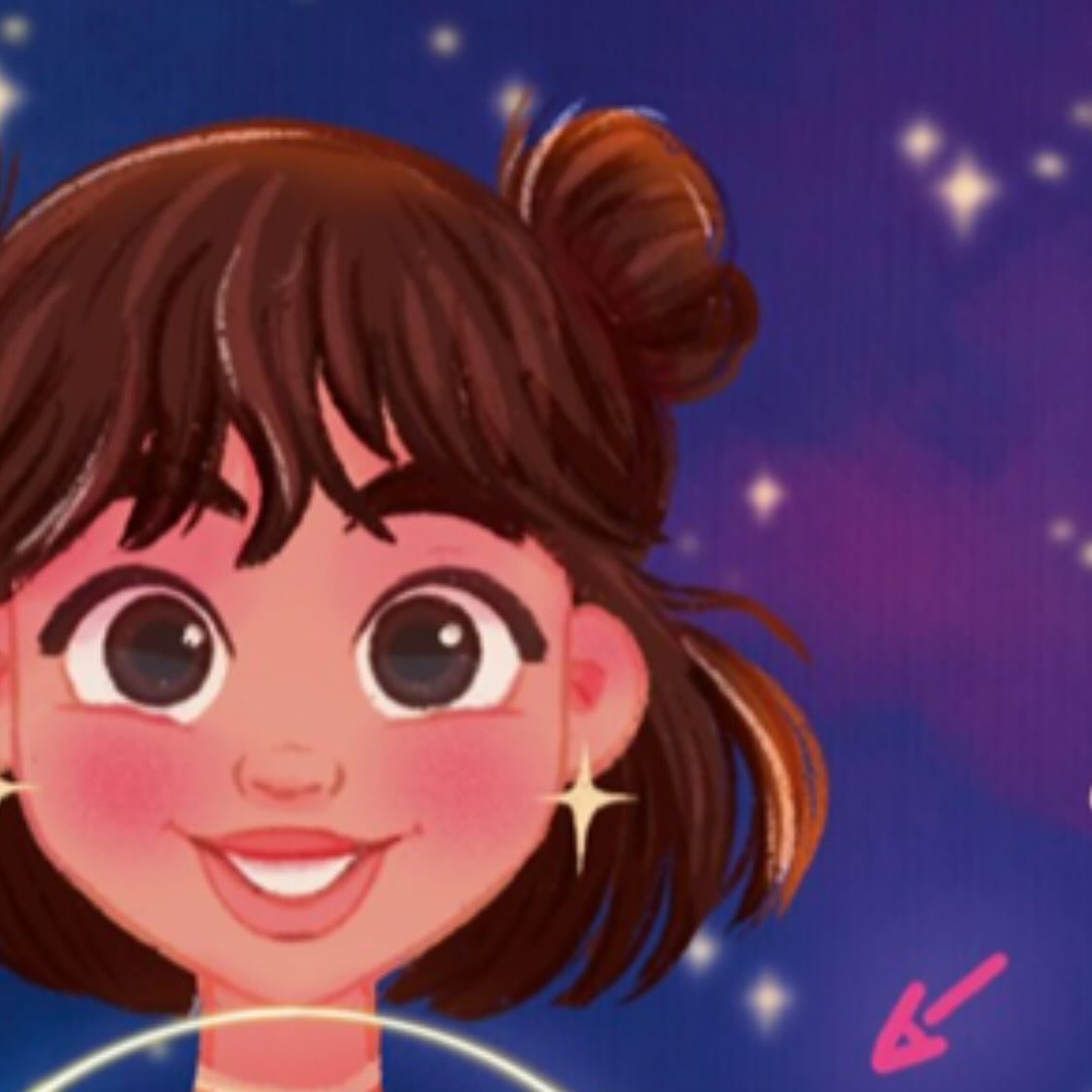 Sneak peak of what&rsquo;s coming! Space Aida!!! ✨🪐✨ A creative way to learn to sightread! 🎼 

#sightreading #guide #music #piano #voice #instrument #instruments #sheetmusic #reading #musictheory #illustration #girl #kids #students #space #spaceart