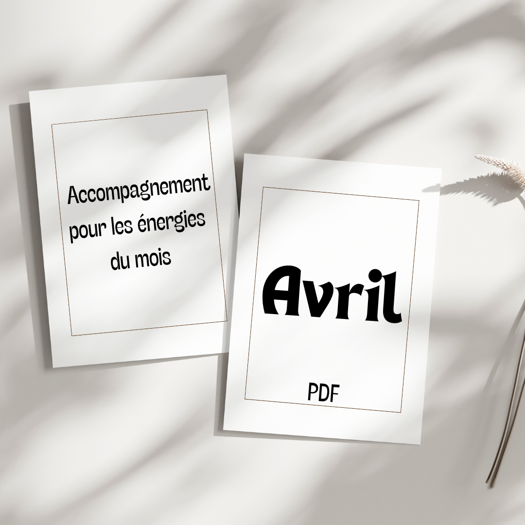Accompagnement mois d'avril