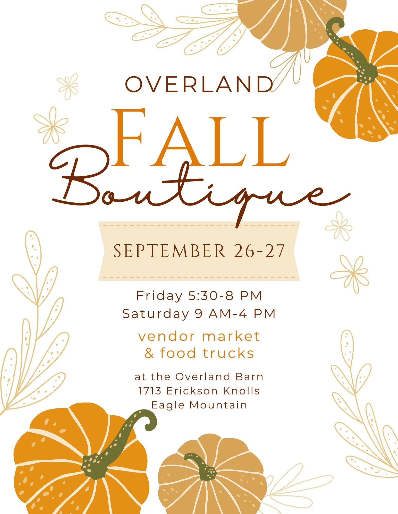 Overland Fall Boutique