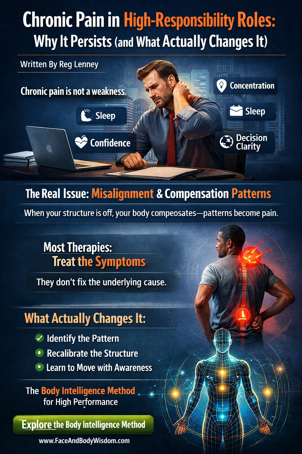 Chronic Pain in High‑Responsibility Roles: Why It Persists (and What Actually Changes It)