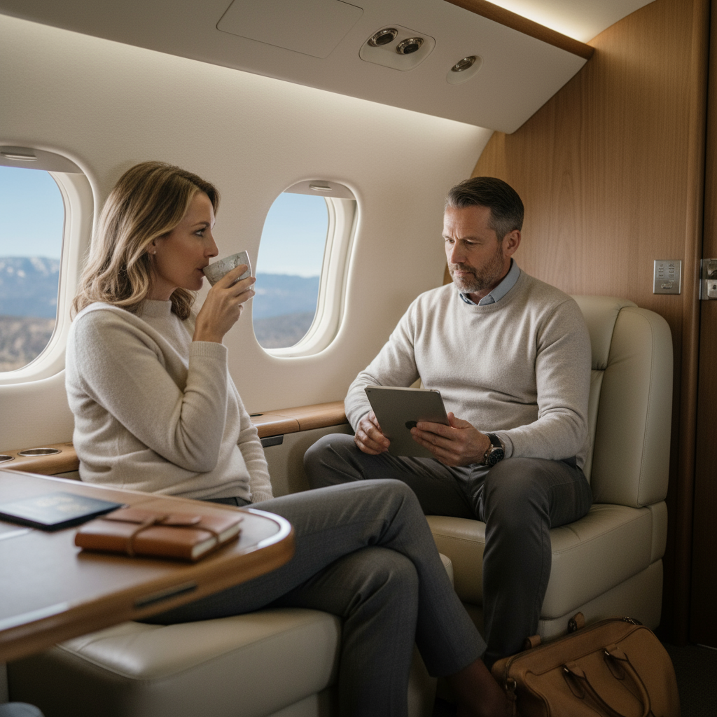 Discreet luxury travel companionship offering embodied support and meaningful shared experience