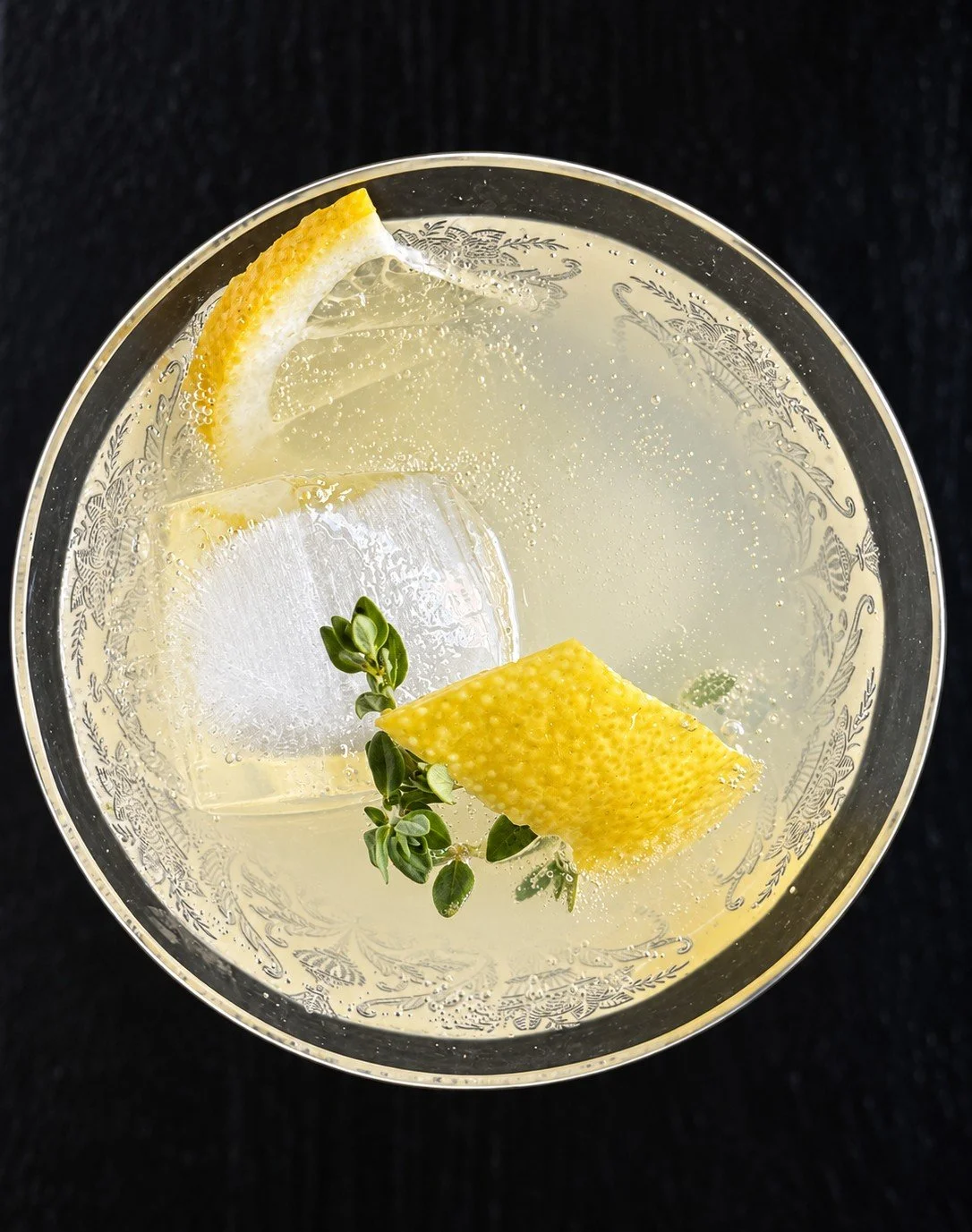 Limoncello Spritz with Lemon Thyme
