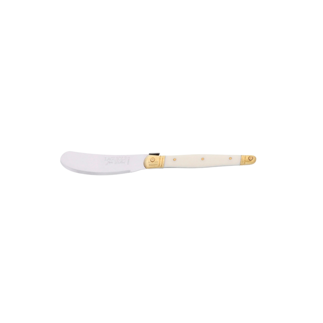 Laguiole spreader, ivory &amp; brass
