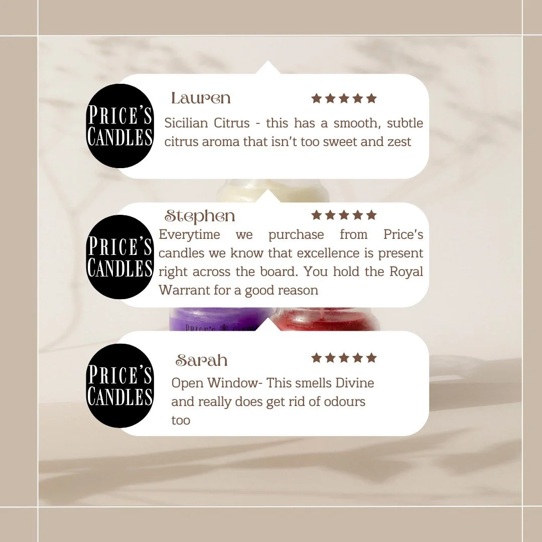 We Love Hearing From You! 🥰

Your feedback means the world to us, and we&rsquo;re so grateful for the kind words you&rsquo;ve shared! ✨ If you&rsquo;ve enjoyed our candles, we&rsquo;d love to hear your thoughts. Leave us a review and let others know