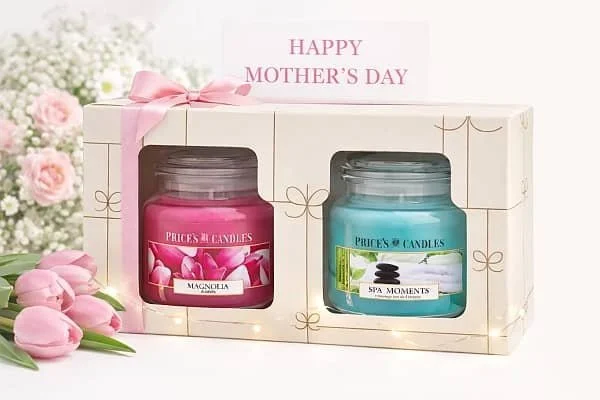 🎁 Mother&rsquo;s Day Exclusive Candle Gift Set.
Two of our cutest little jar candles, beautifully boxed and ready to gift.
These charming gift set makes a thoughtful and cozy gift to show your love and appreciation. Ideal for Mother&rsquo;s Day, bir